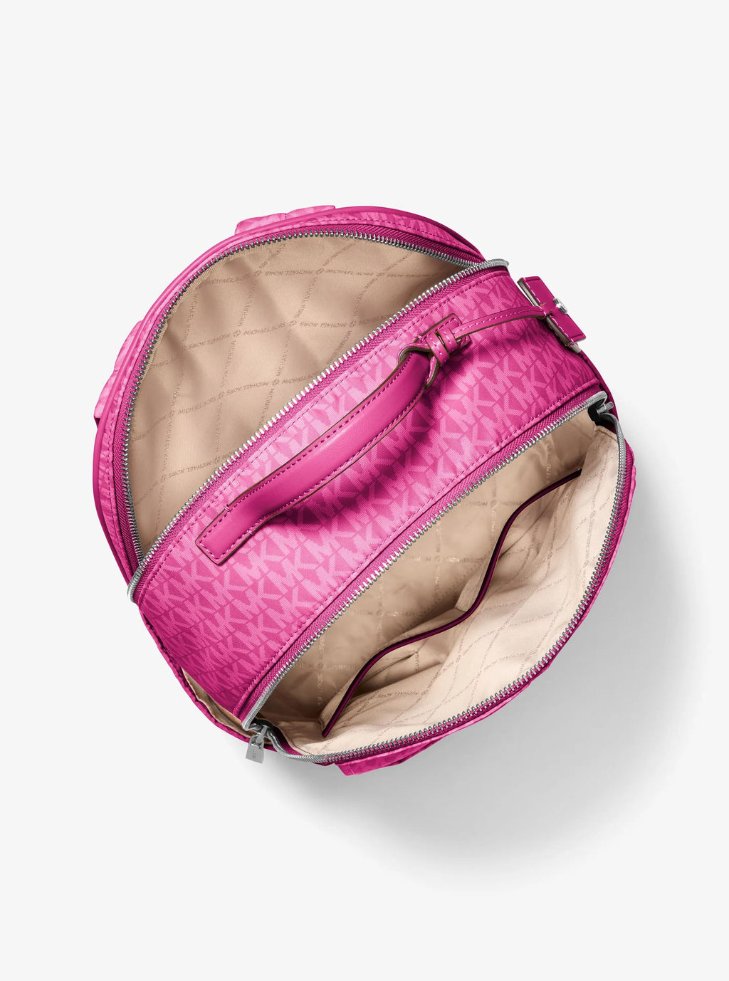 Michael Kors Sable Large Printed Signature Signature Logo Backpack Travel School Bag