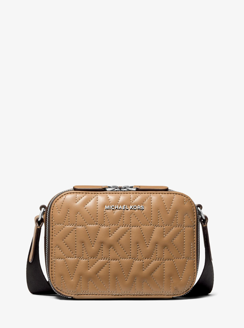 Michael Kors Hudson Signature Logo Embossed Crossbody Bag Bag