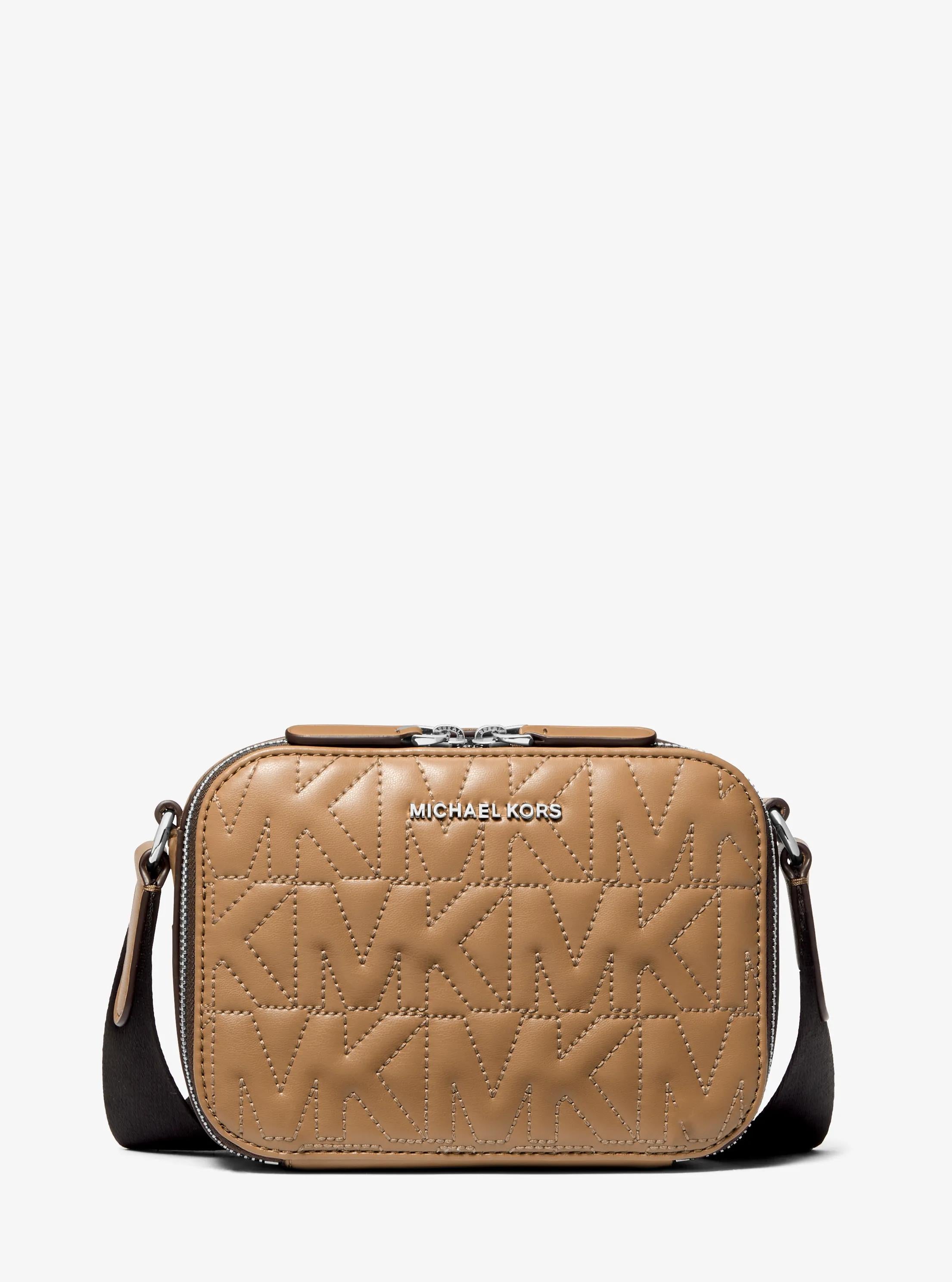 Michael Kors Hudson Signature Logo Embossed Crossbody Bag Bag