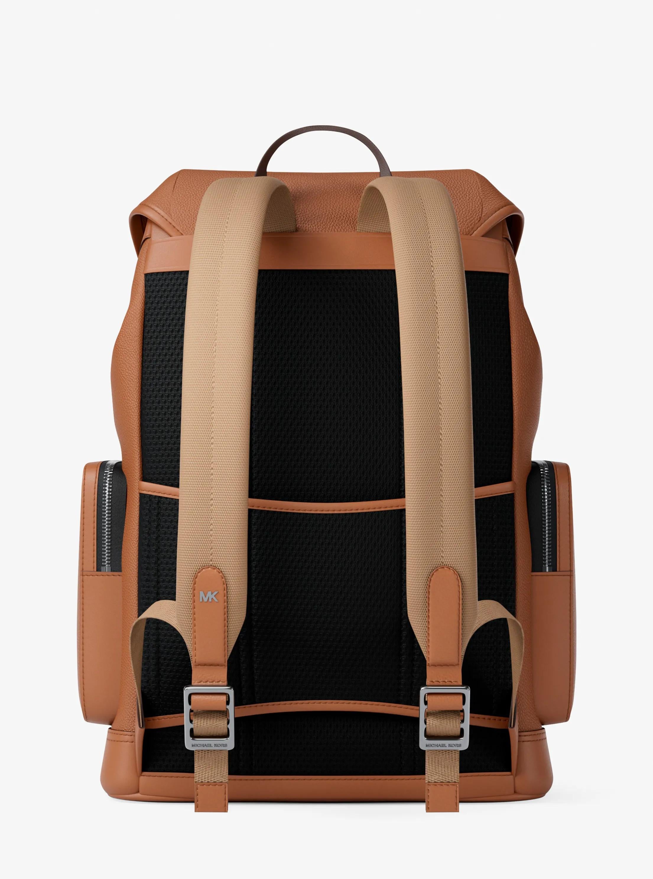 Michael Kors Jet Set Pebbled Leather Backpack Travel School Bag