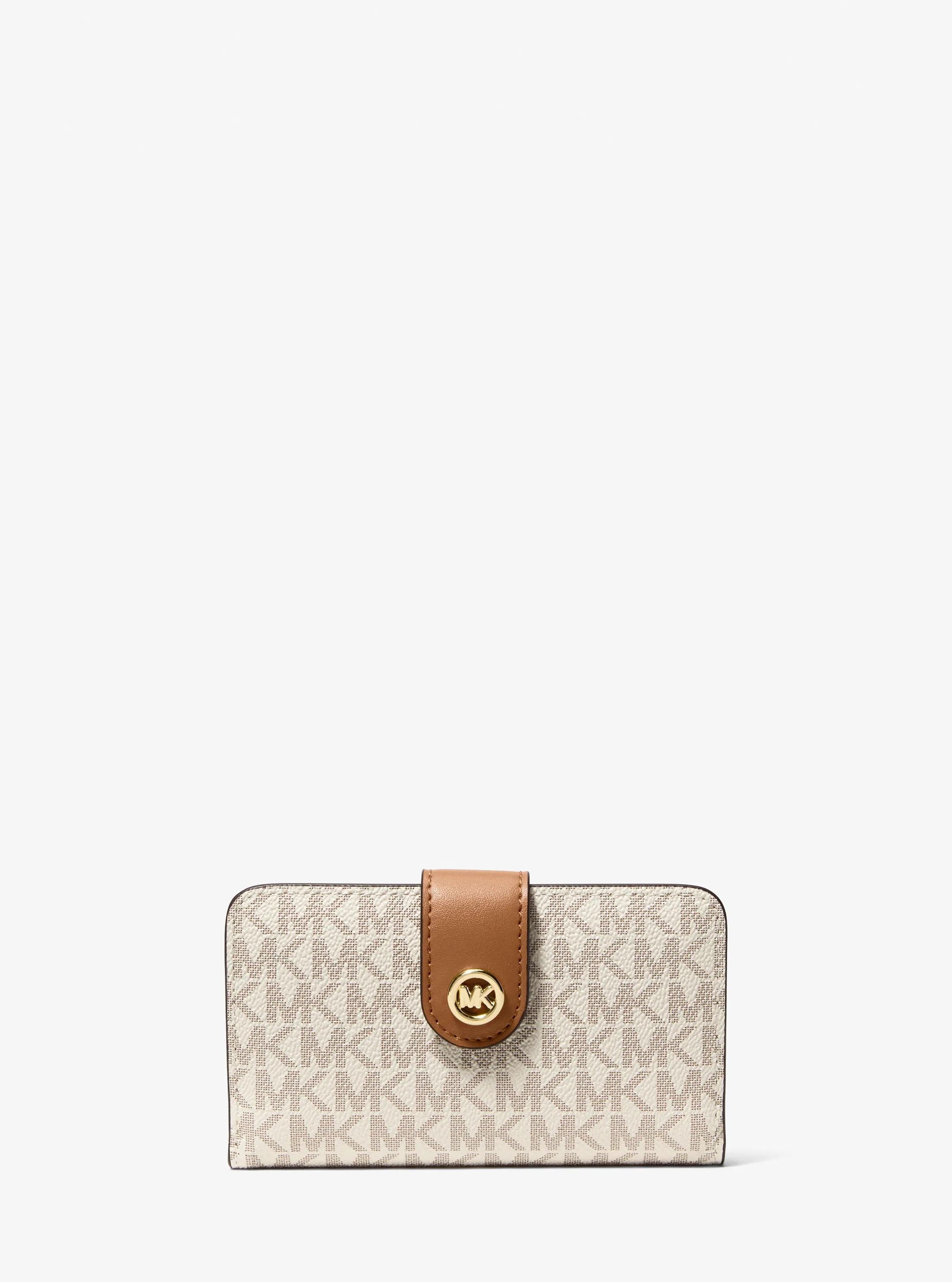 Michael Kors MK Pop Charm Medium Signature Signature Logo Wallet