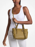 Michael Kors Sullivan Small Saffiano Leather Top-Zip Tote Bag Work Shoulder Bag