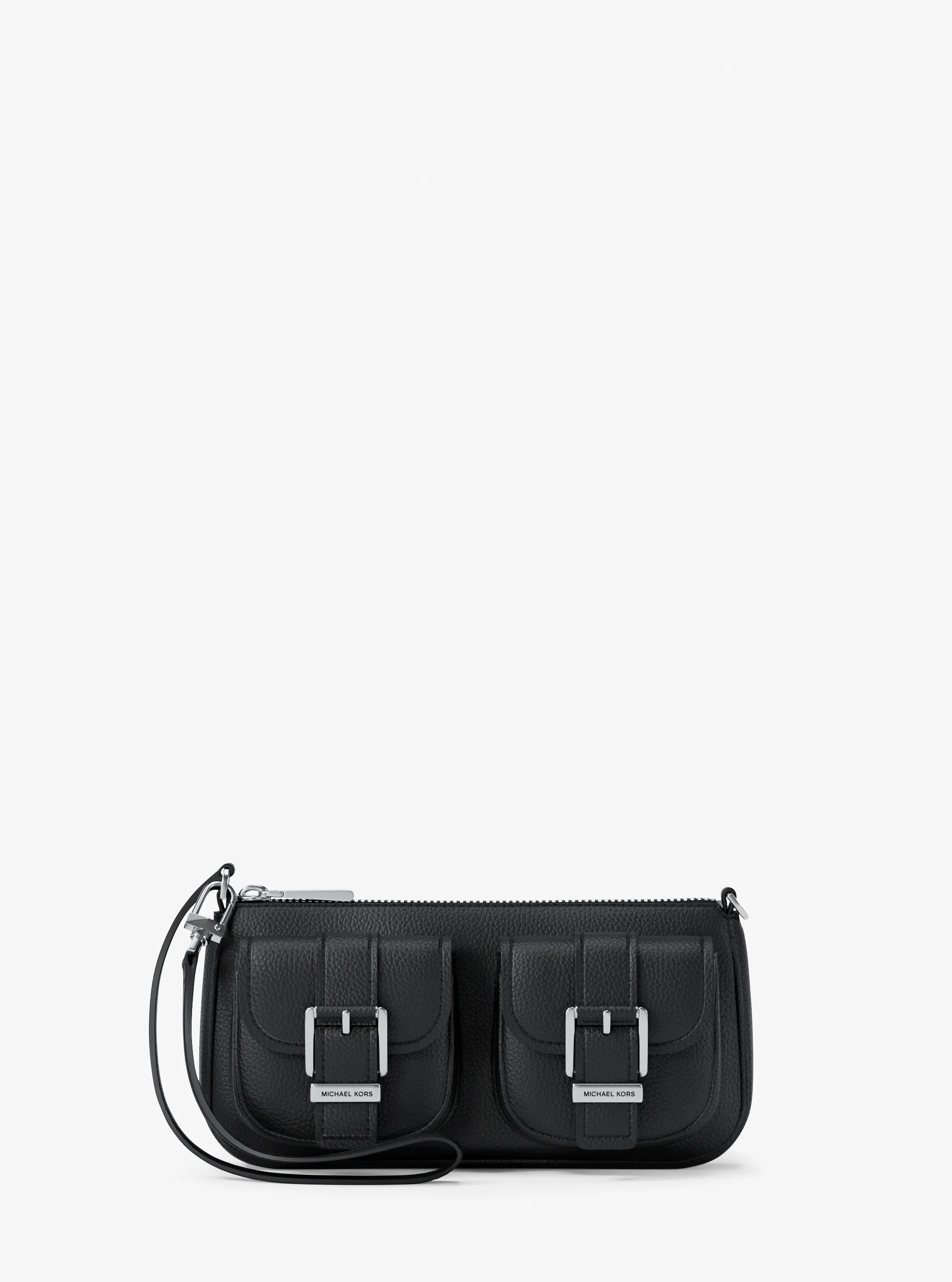 Michael Kors Zoe Small Pebbled Leather Pochette