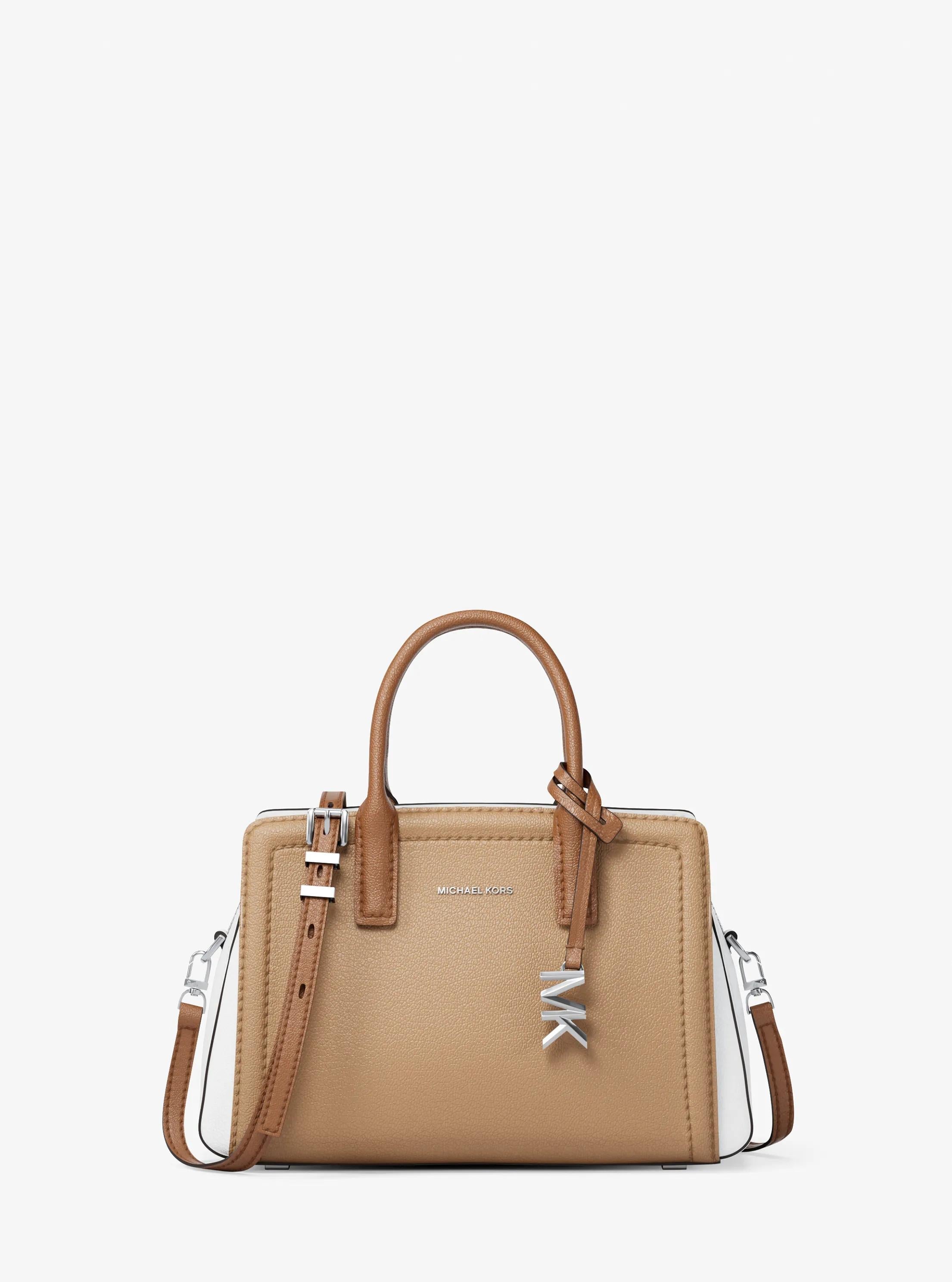 Michael Kors Laila Extra-Small Color-Block Leather Crossbody Bag Bag