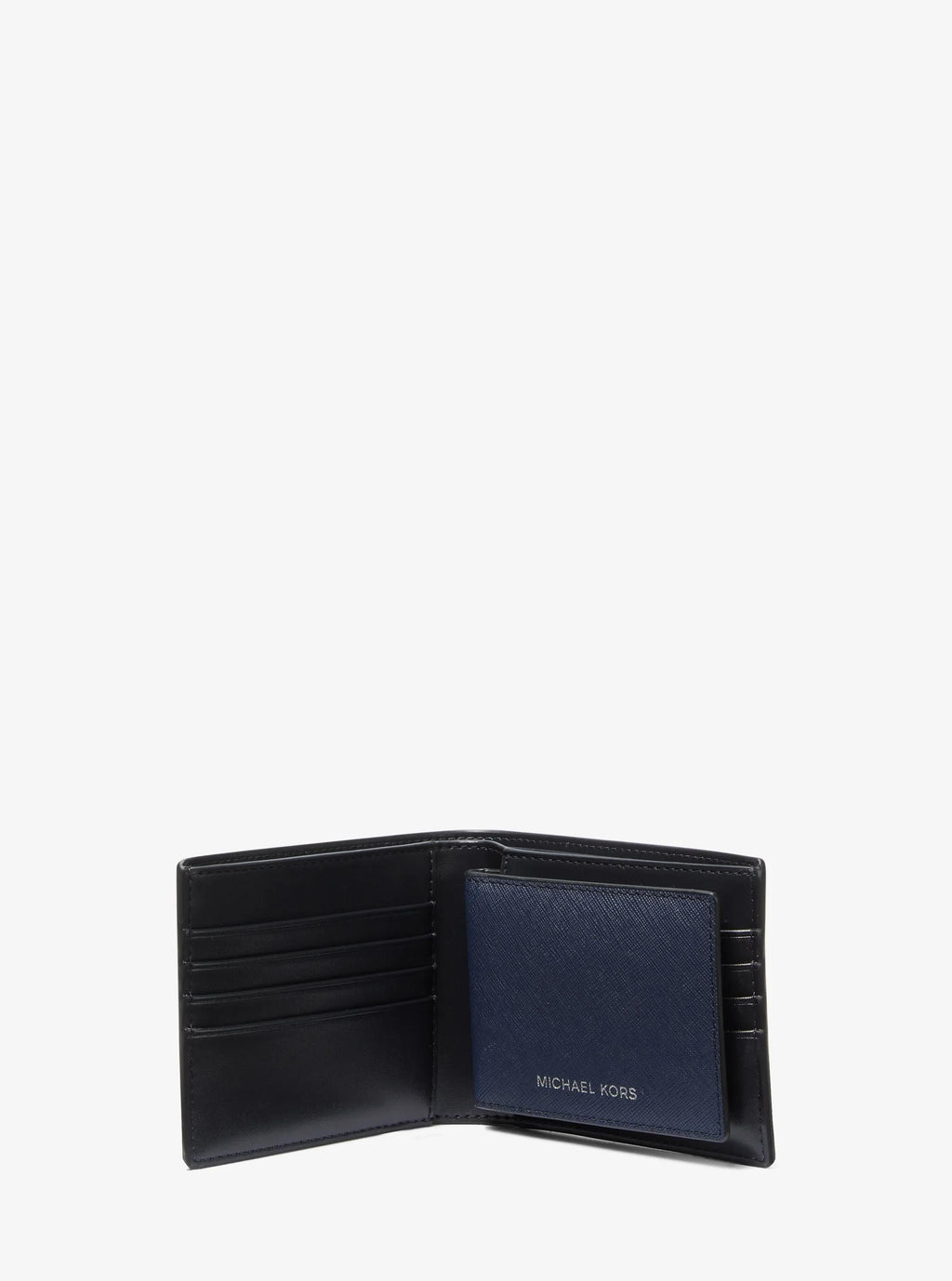 Michael Kors Varick Saffiano Leather Billfold Wallet With Passcase