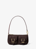 Michael Kors Zoe Small Suede Convertible Pochette