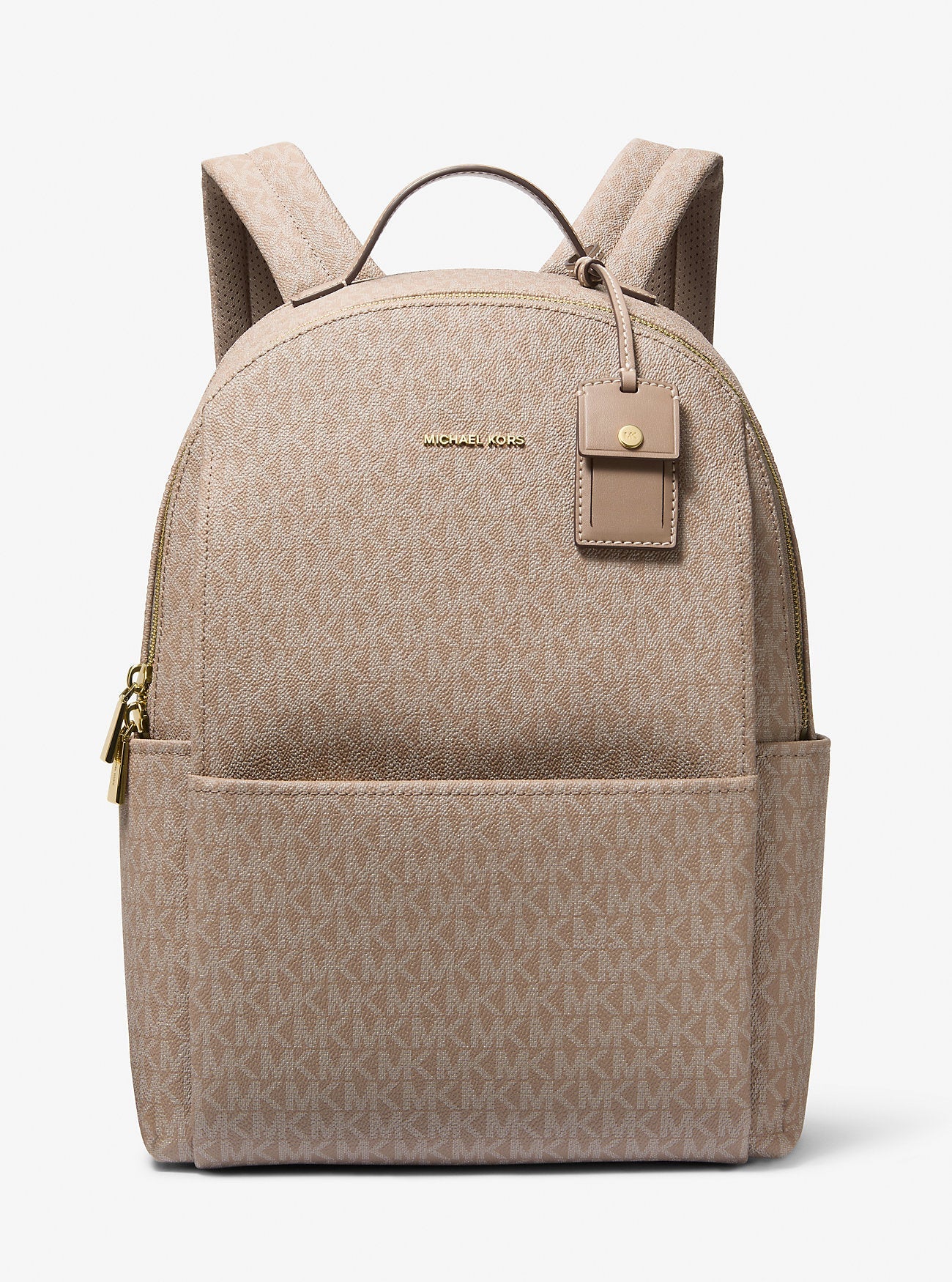 Michael Kors Sable Large Signature Signature Logo Backpack Travel School Bag