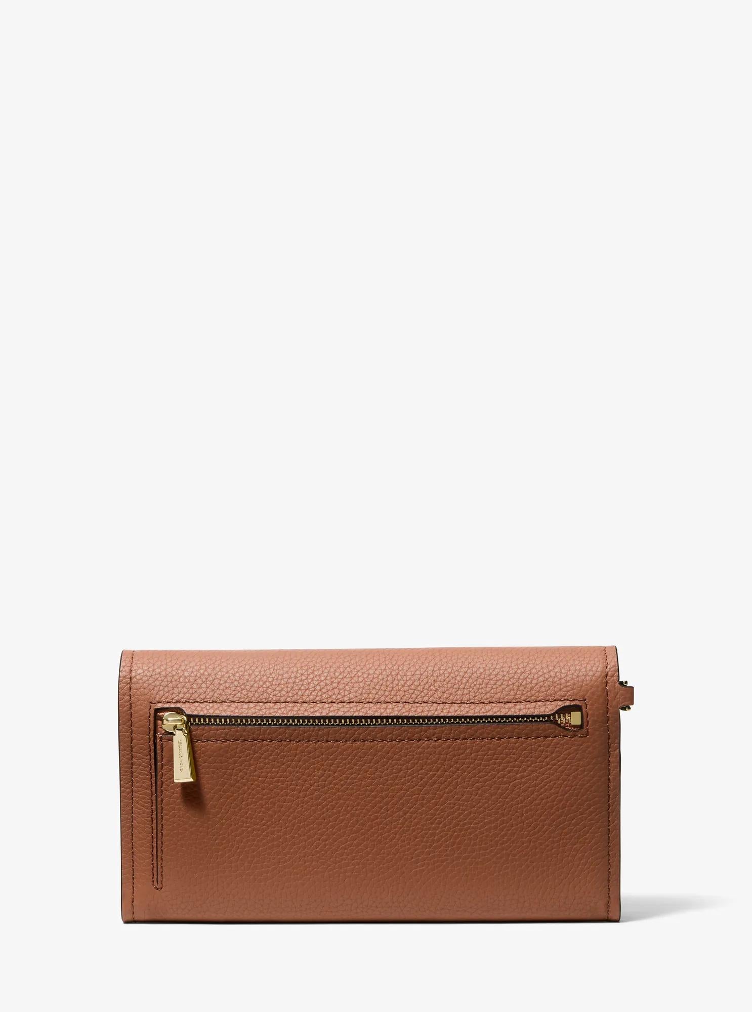 Michael Kors Jet Set Medium Pebbled Leather Smartphone Wristlet