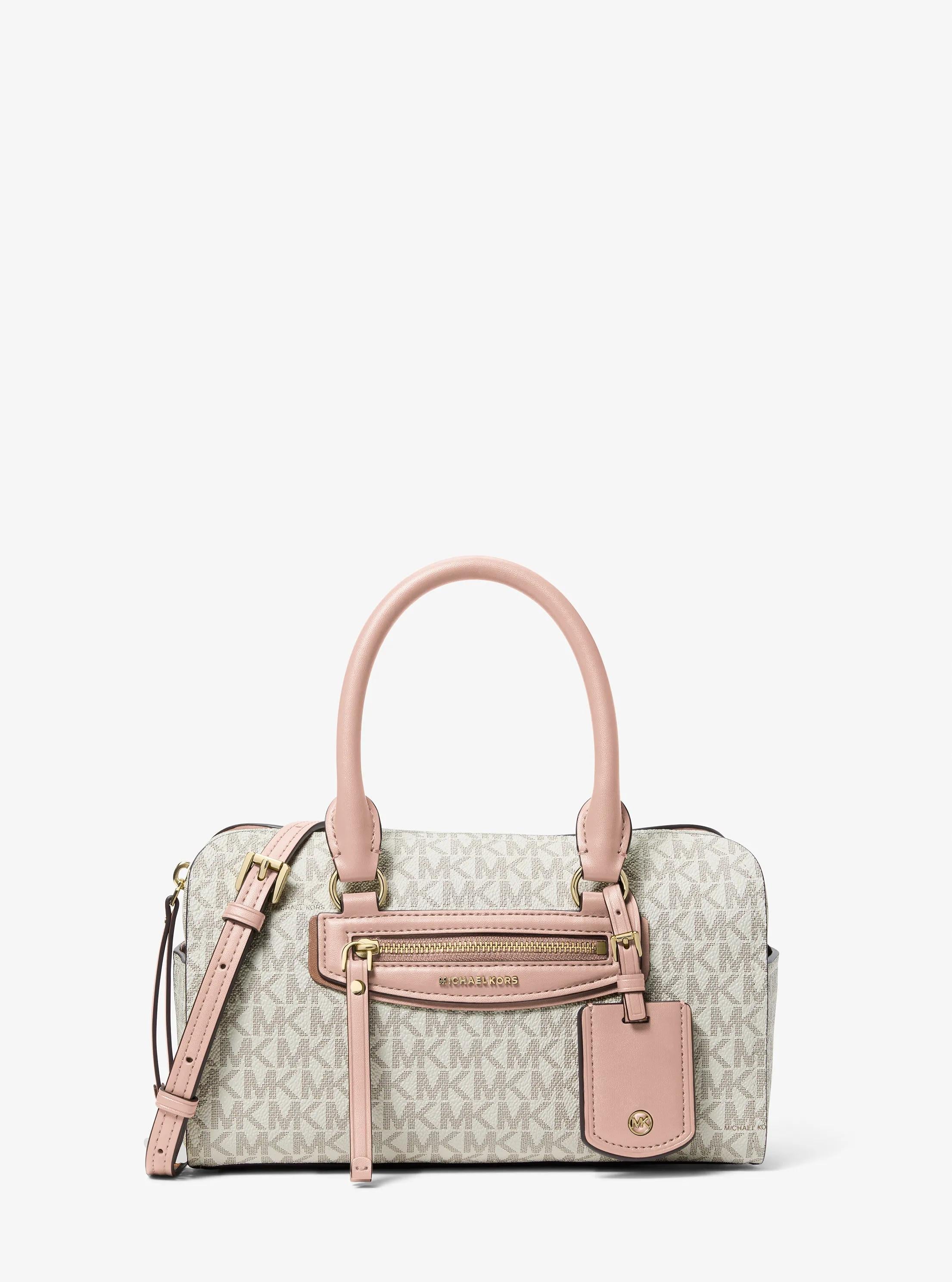 Michael Kors Jet Set Travel Extra-Small Signature Signature Logo Duffel Crossbody Bag Bag