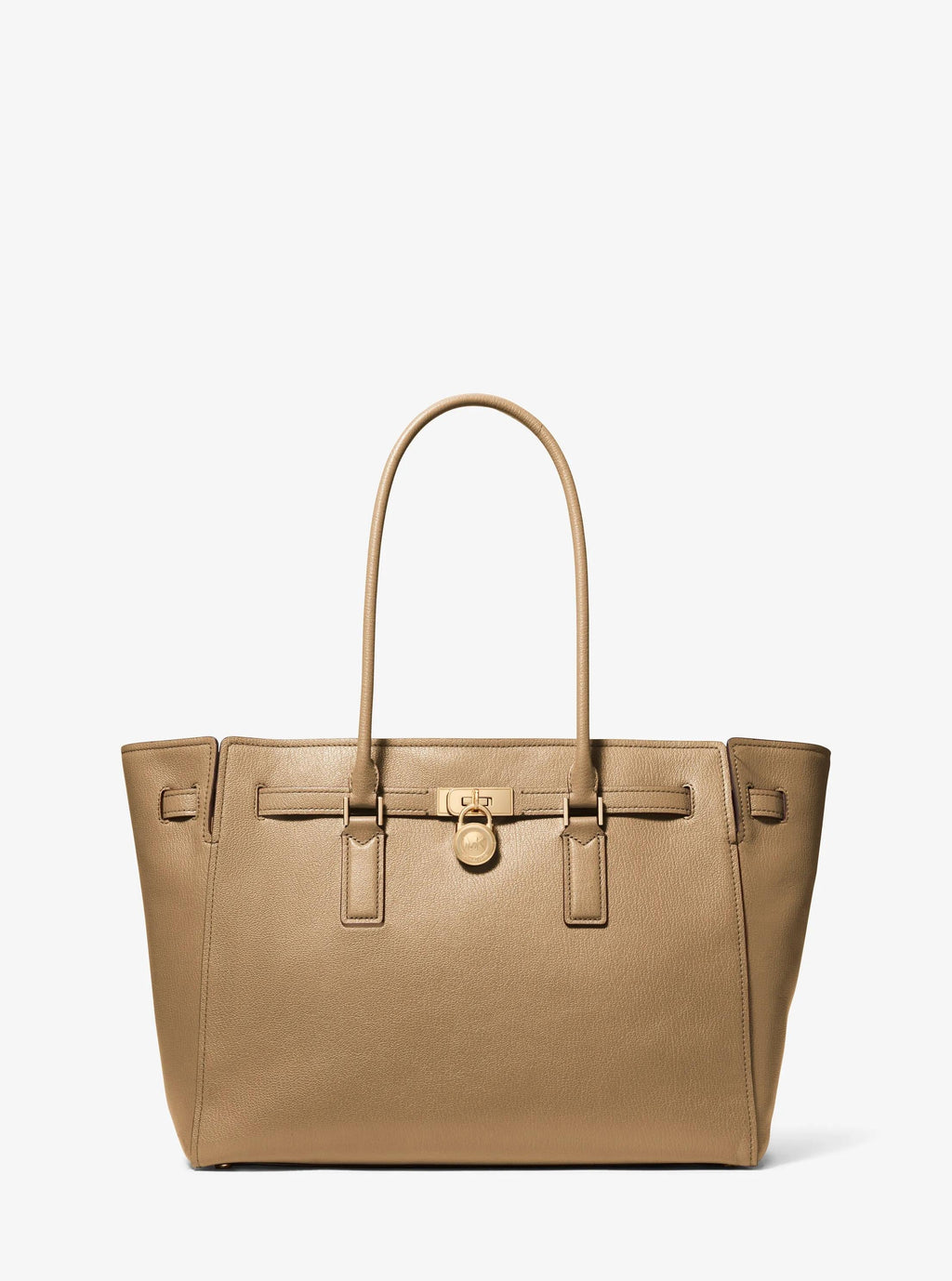 Michael Kors Hamilton Moderne Large Leather Tote Bag Work Shoulder Bag