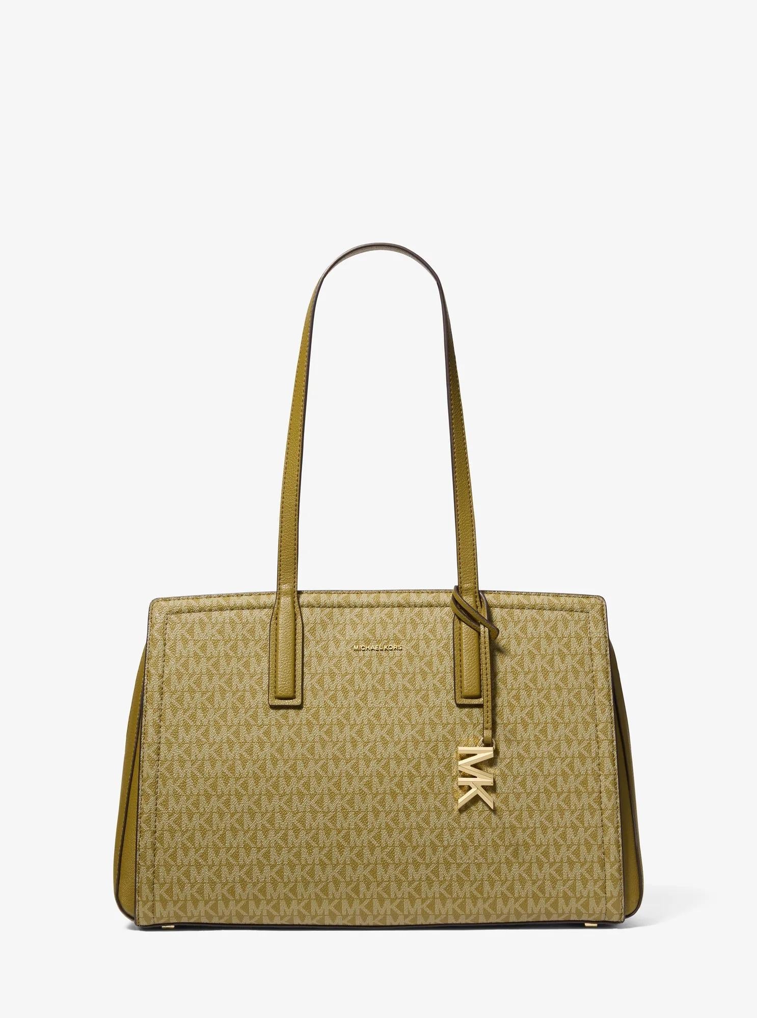 Michael Kors Laila Medium Signature Signature Logo Tote Bag Work Shoulder Bag