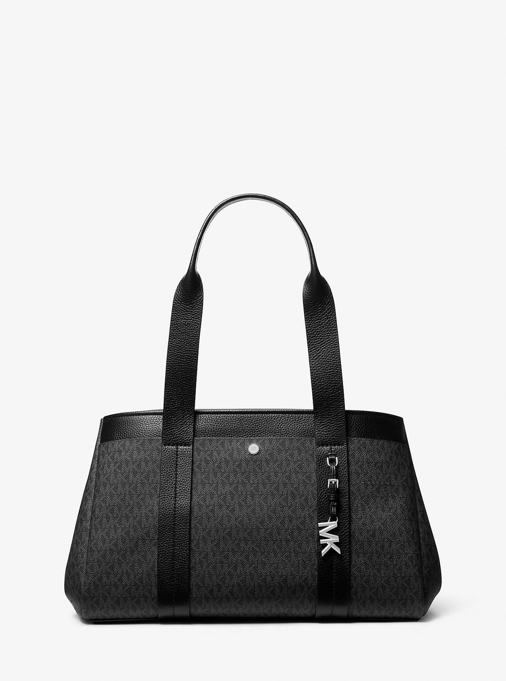 Michael Kors Romee Large Signature Signature Logo and Leather Tote Bag Work Shoulder Bag