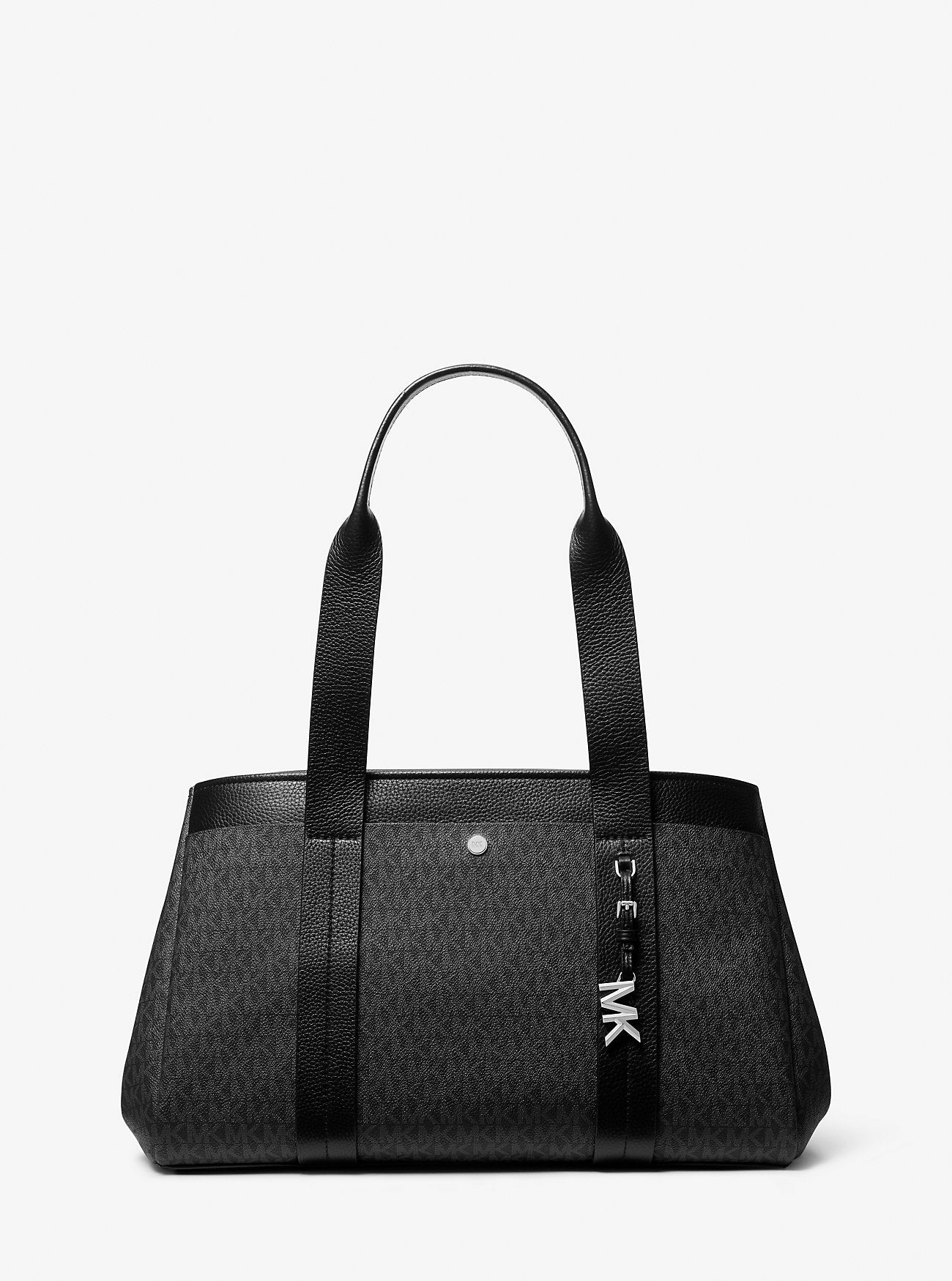 Michael Kors Romee Large Signature Signature Logo and Leather Tote Bag Work Shoulder Bag
