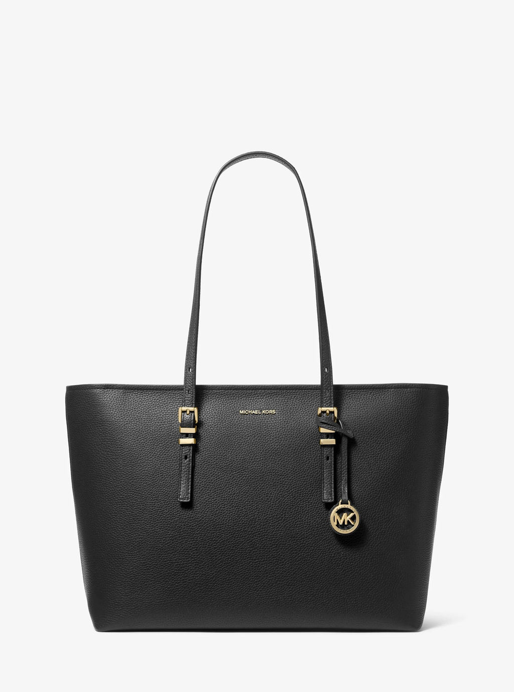 Michael Kors Quinn Large Pebbled Leather Tote Bag Work Shoulder Bag