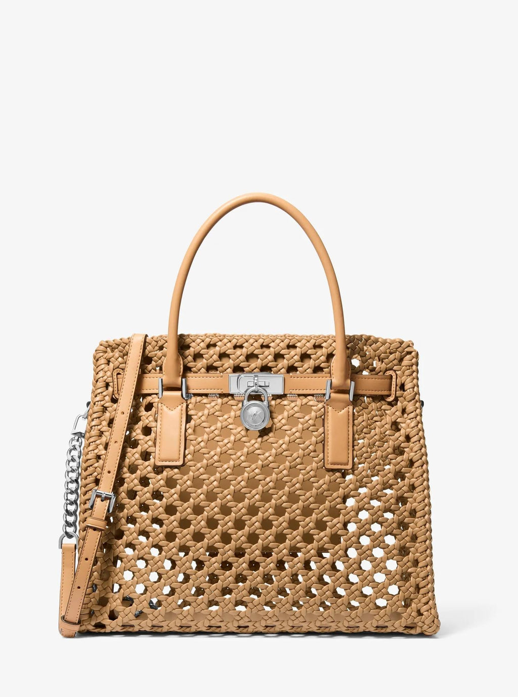 Michael Kors Hamilton Moderne Large Hand-Woven Satchel