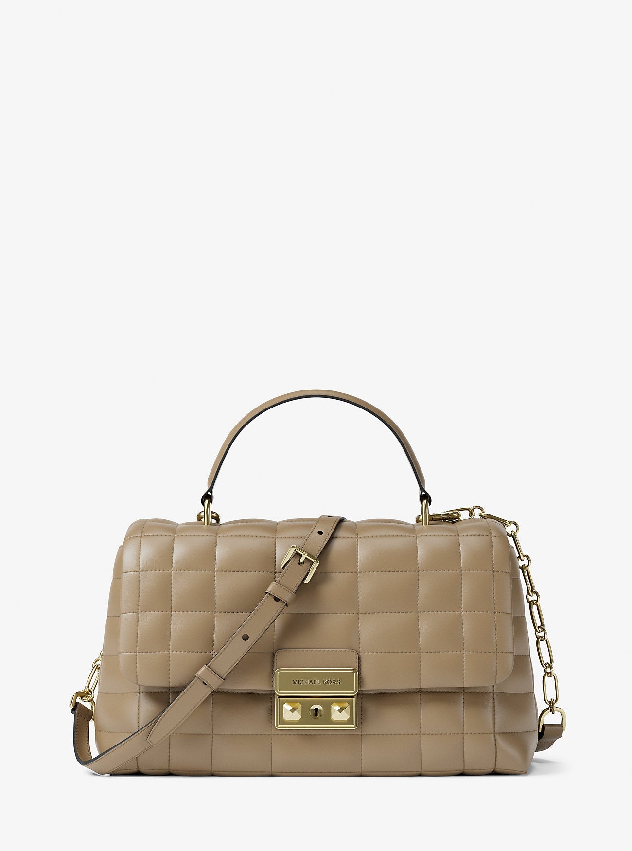 Michael Kors Tribeca Medium Quilted Leather Satchel