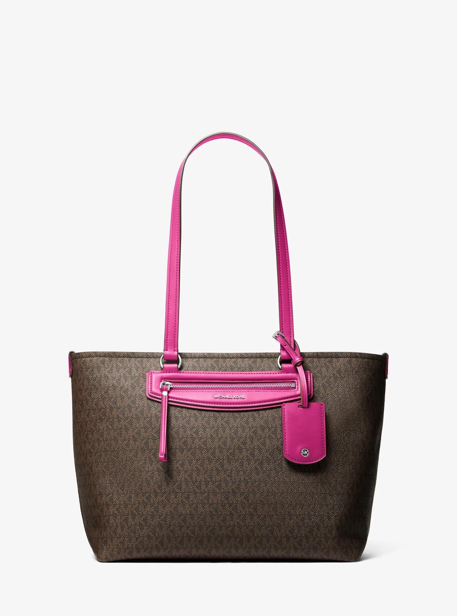 Michael Kors Jet Set Travel Medium Signature Signature Logo Tote Bag Work Shoulder Bag