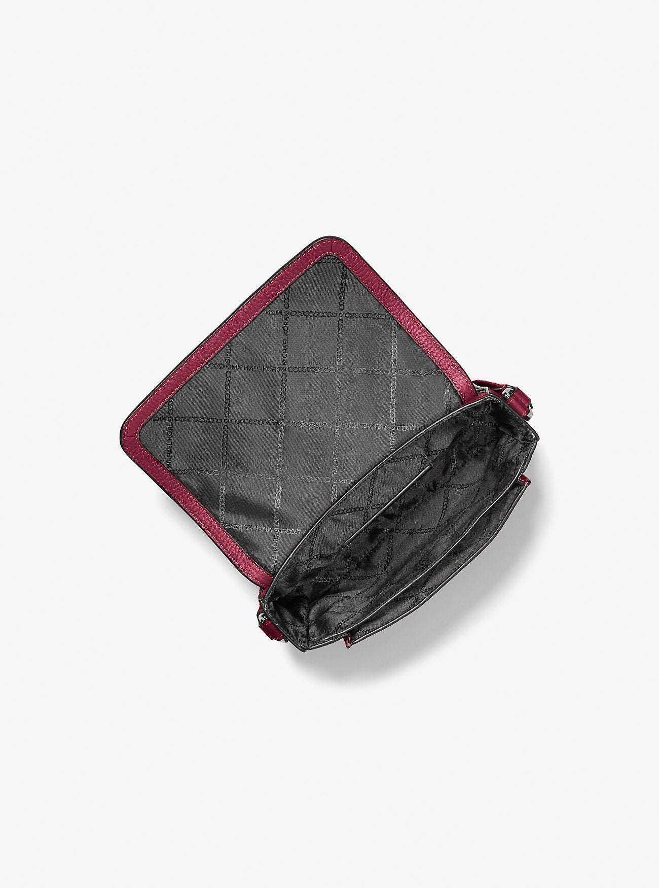 Michael Kors Hudson Pebbled Leather Crossbody Bag Bag