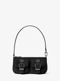 Michael Kors Zoe Small Embellished Suede Pochette