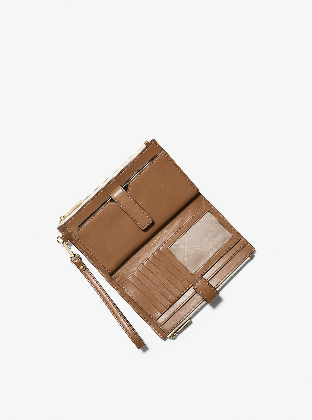 Michael Kors Adele Signature Logo Smartphone Wallet