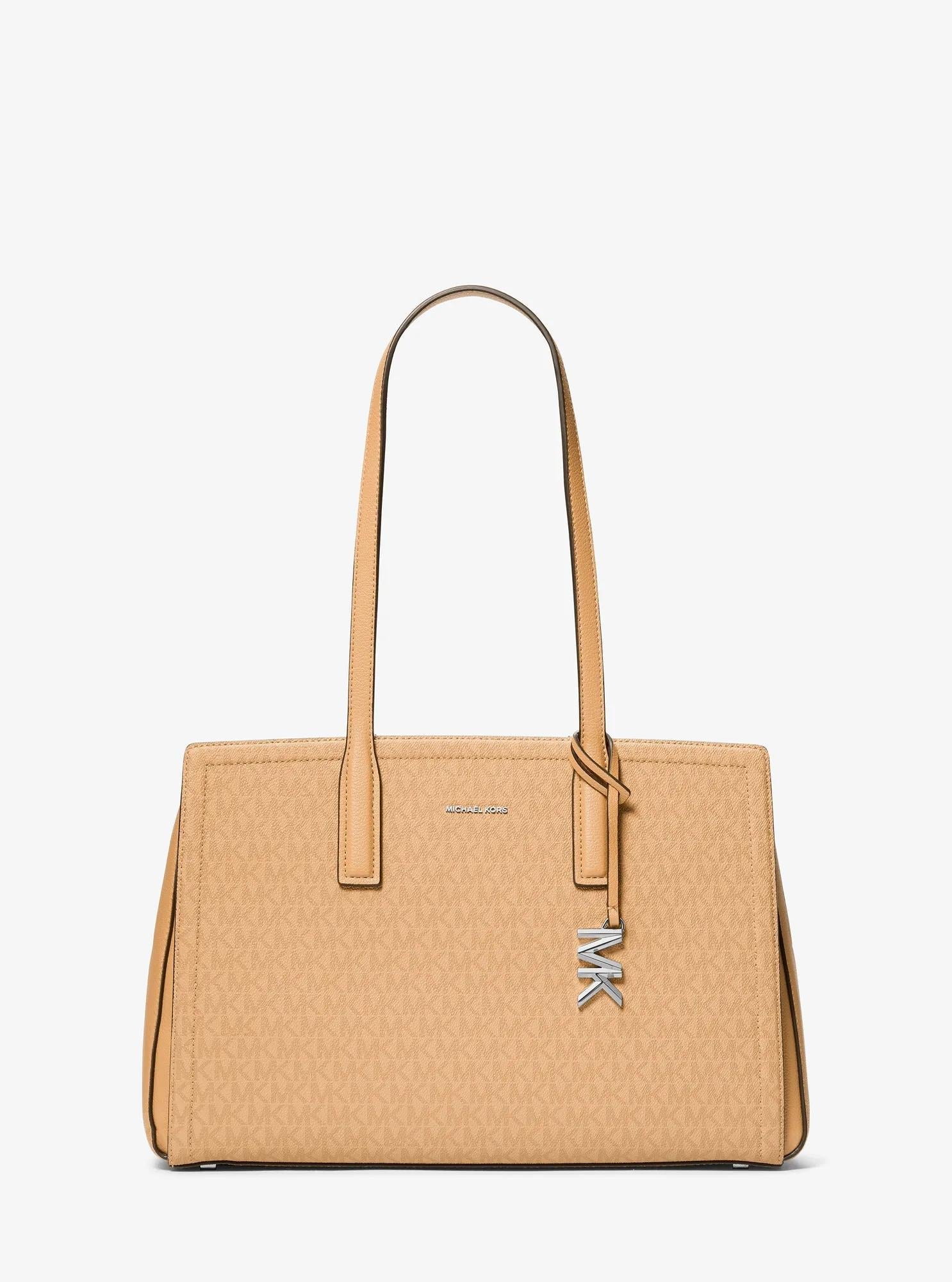 Michael Kors Laila Medium Signature Signature Logo Tote Bag Work Shoulder Bag