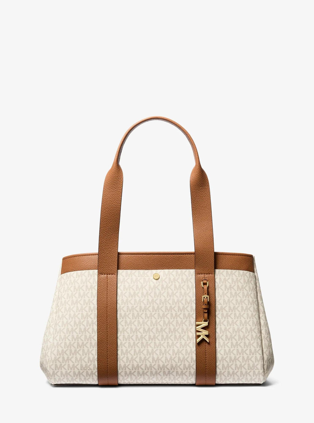 Michael Kors Romee Large Signature Signature Logo and Leather Tote Bag Work Shoulder Bag