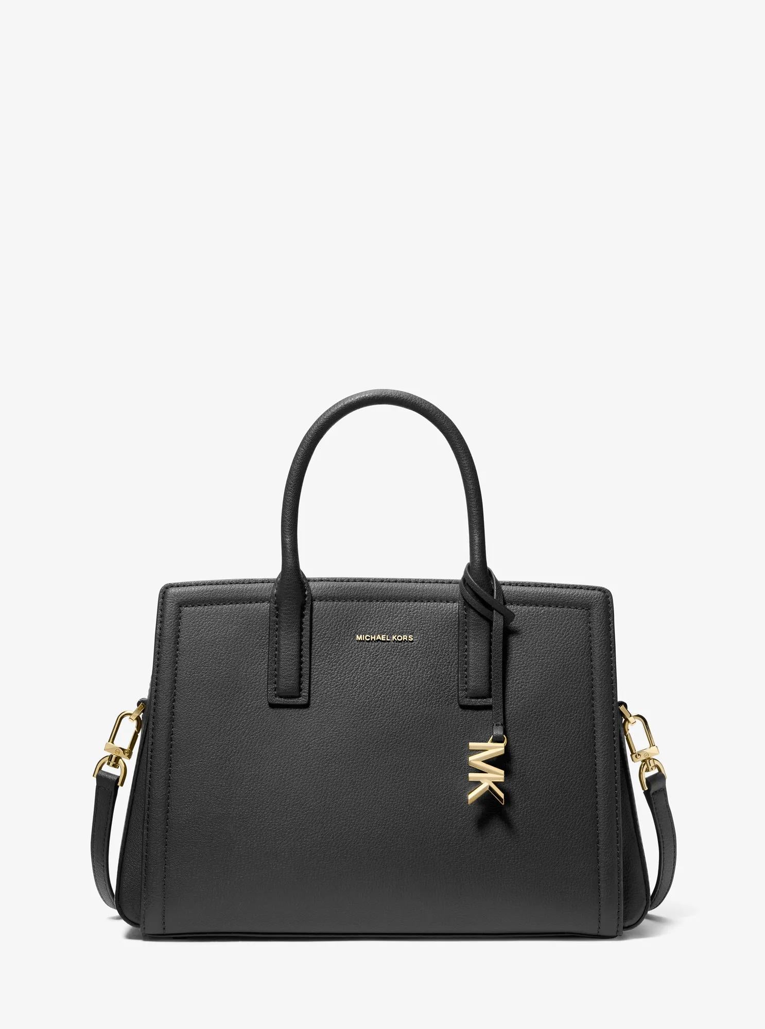 Michael Kors Laila Medium Leather Satchel
