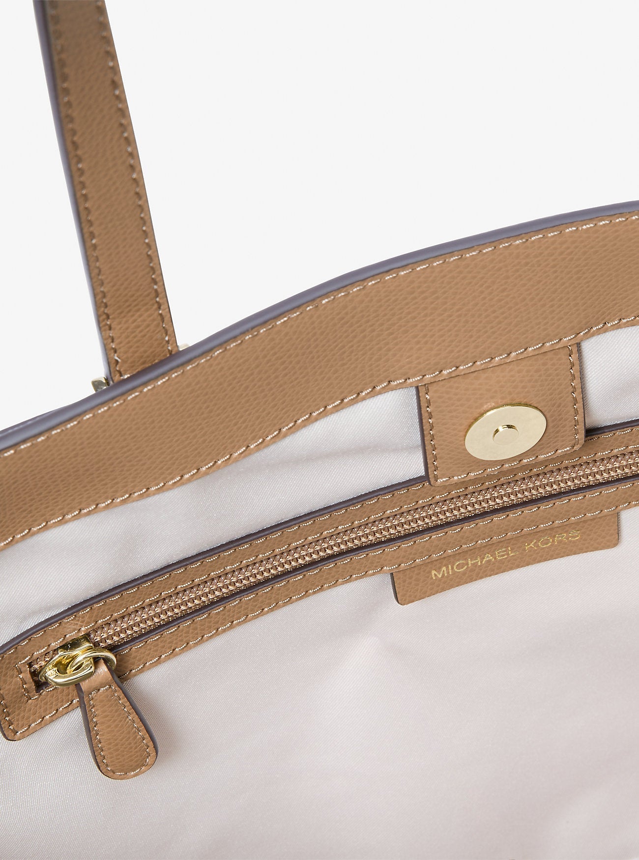 Michael Kors Taryn Large Signature Signature Logo and Leather Tote Bag Work Shoulder Bag