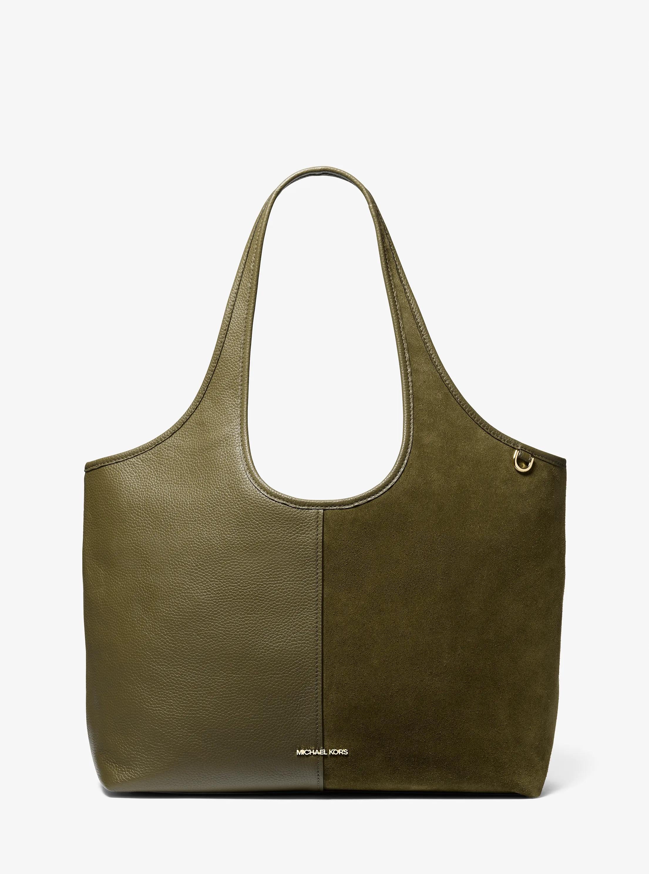 Michael Kors Henly Large Leather and Suede Tote Bag Work Shoulder Bag