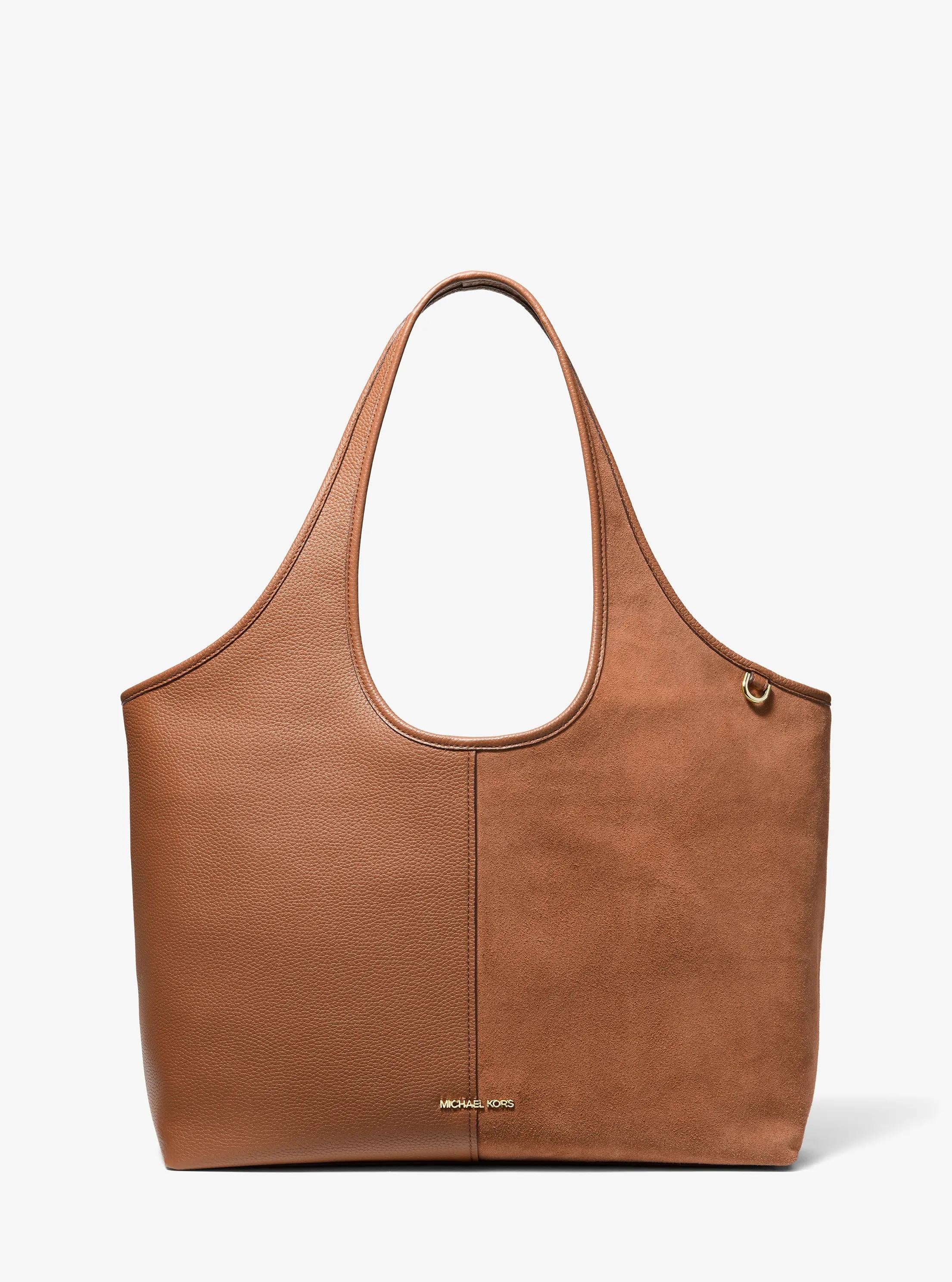 Michael Kors Henly Large Leather and Suede Tote Bag Work Shoulder Bag