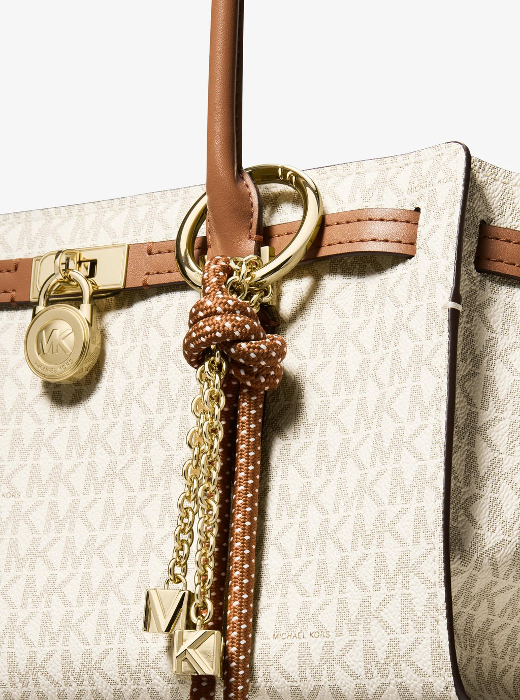 Michael Kors Hamilton Moderne Small Signature Signature Logo Satchel