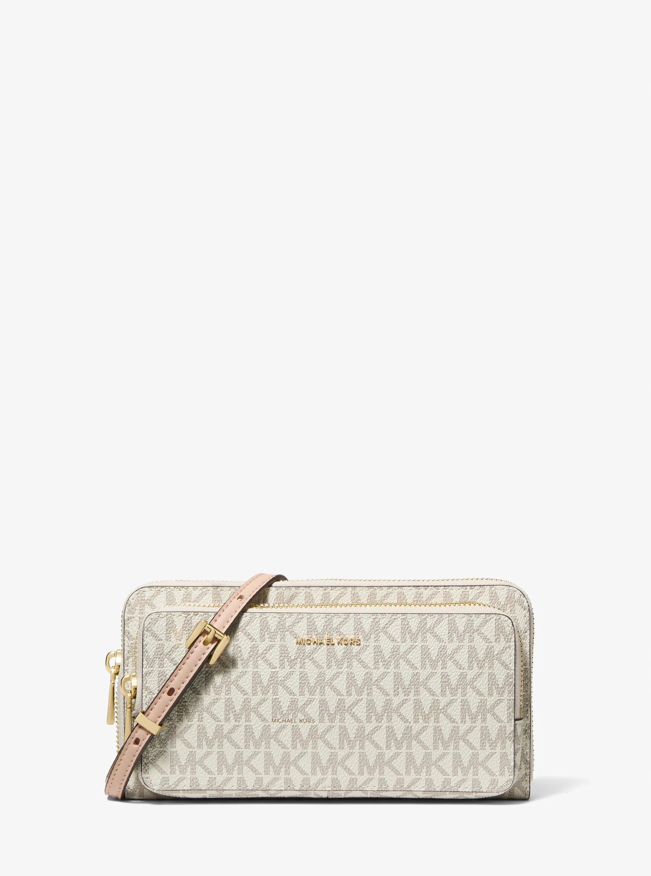 Michael Kors Jet Set Large Signature Signature Logo Convertible Crossbody Bag Bag