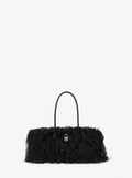 Michael Kors Hamilton Moderne Small Faux Shearling Satchel