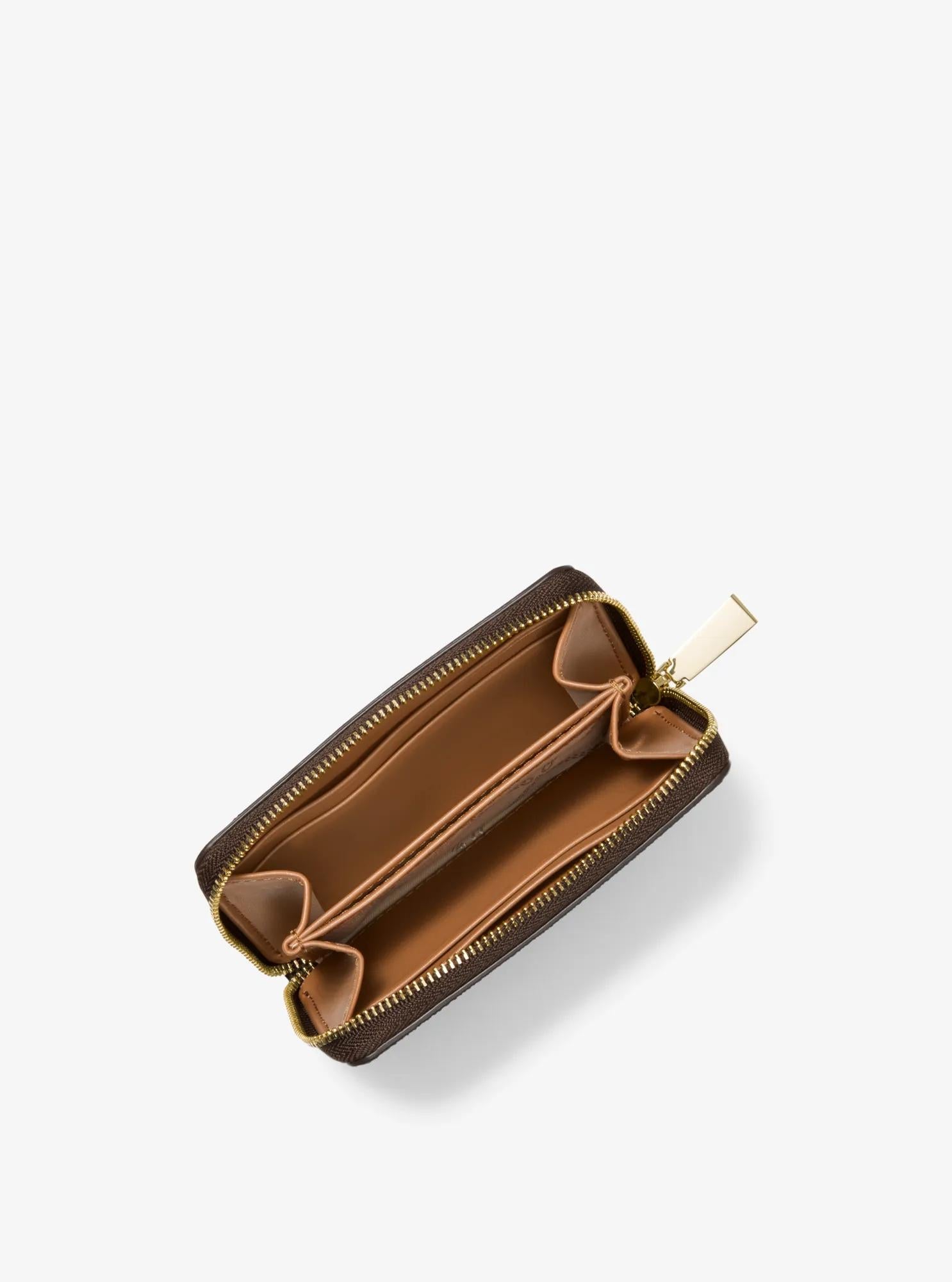 Michael Kors Small Signature Logo and Leather Wallet