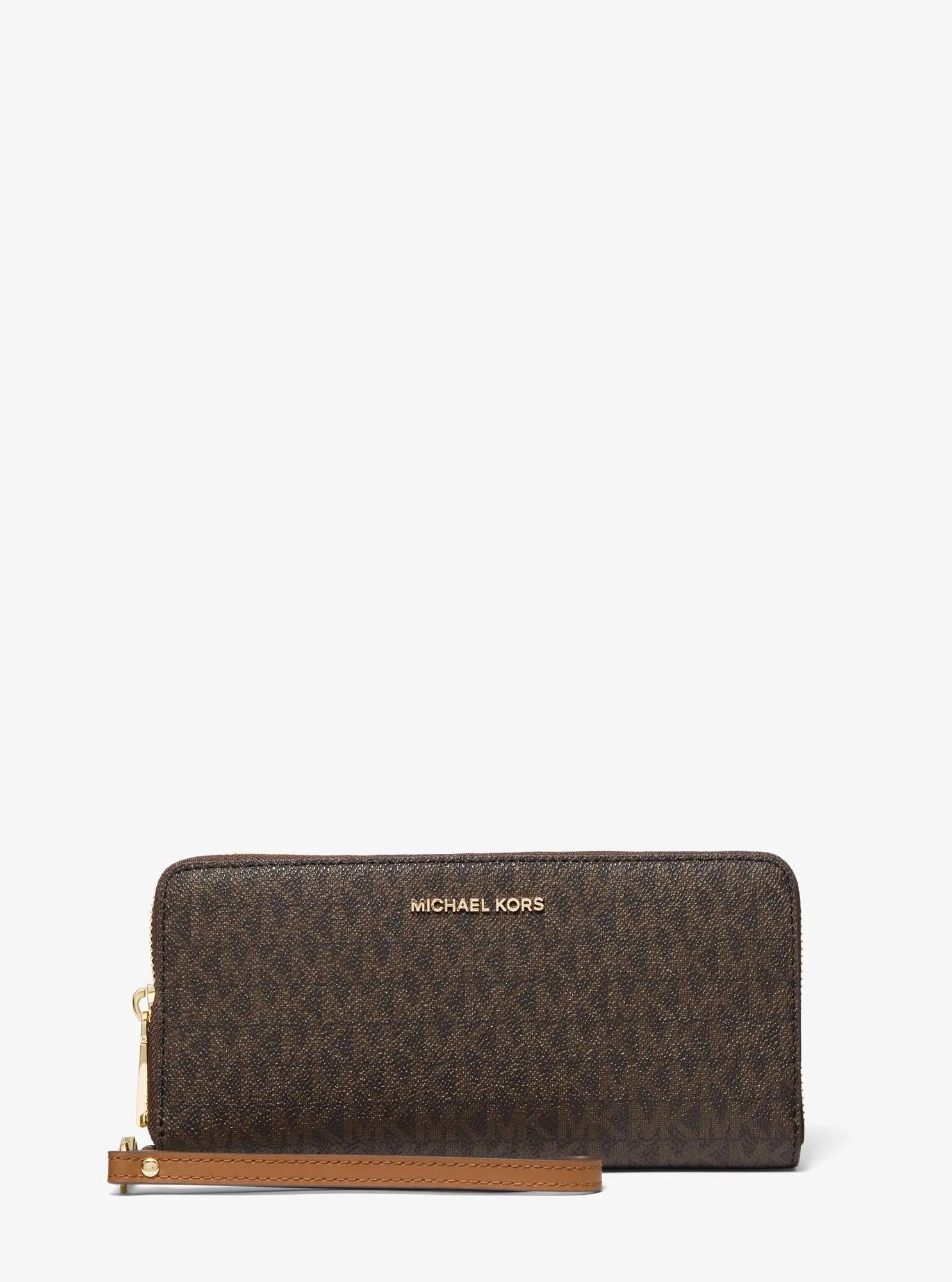Michael Kors Large Signature Logo Continental Wallet