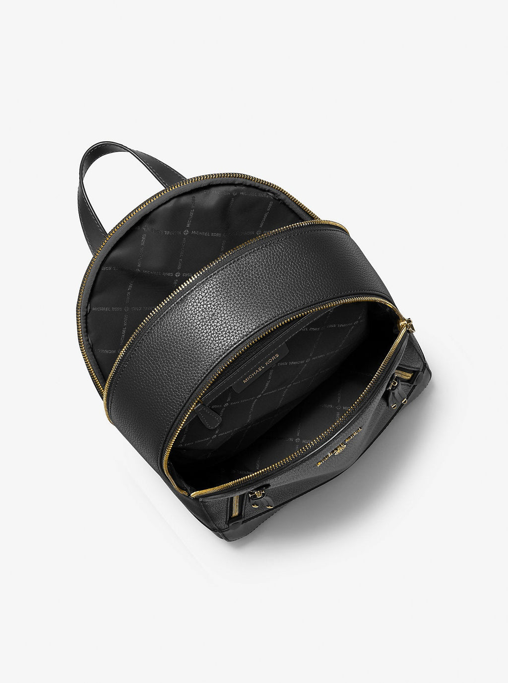 Michael Kors Brooklyn Medium Pebbled Leather Backpack Travel School Bag