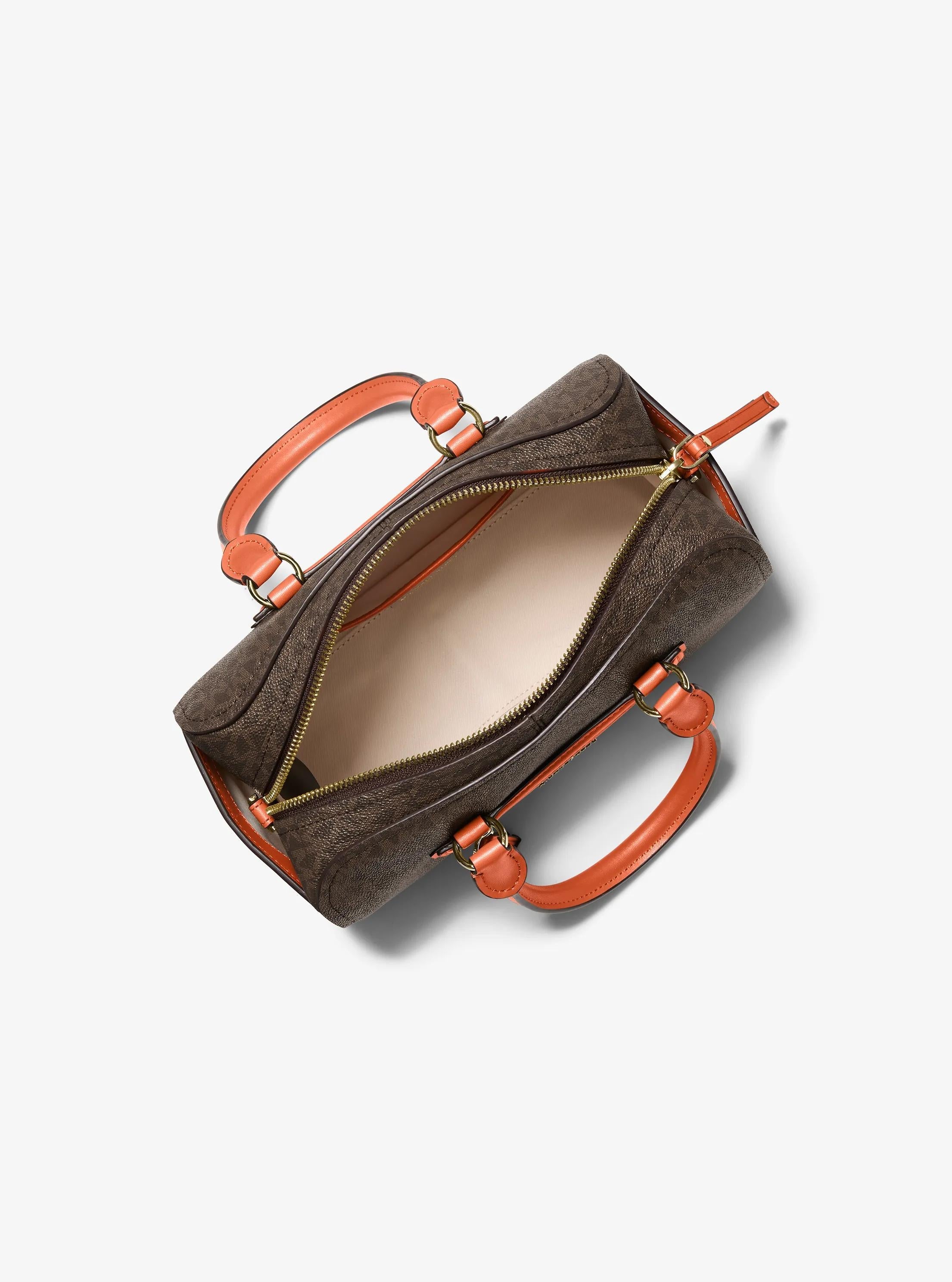 Michael Kors Jet Set Travel Extra-Small Signature Signature Logo Duffel Crossbody Bag Bag