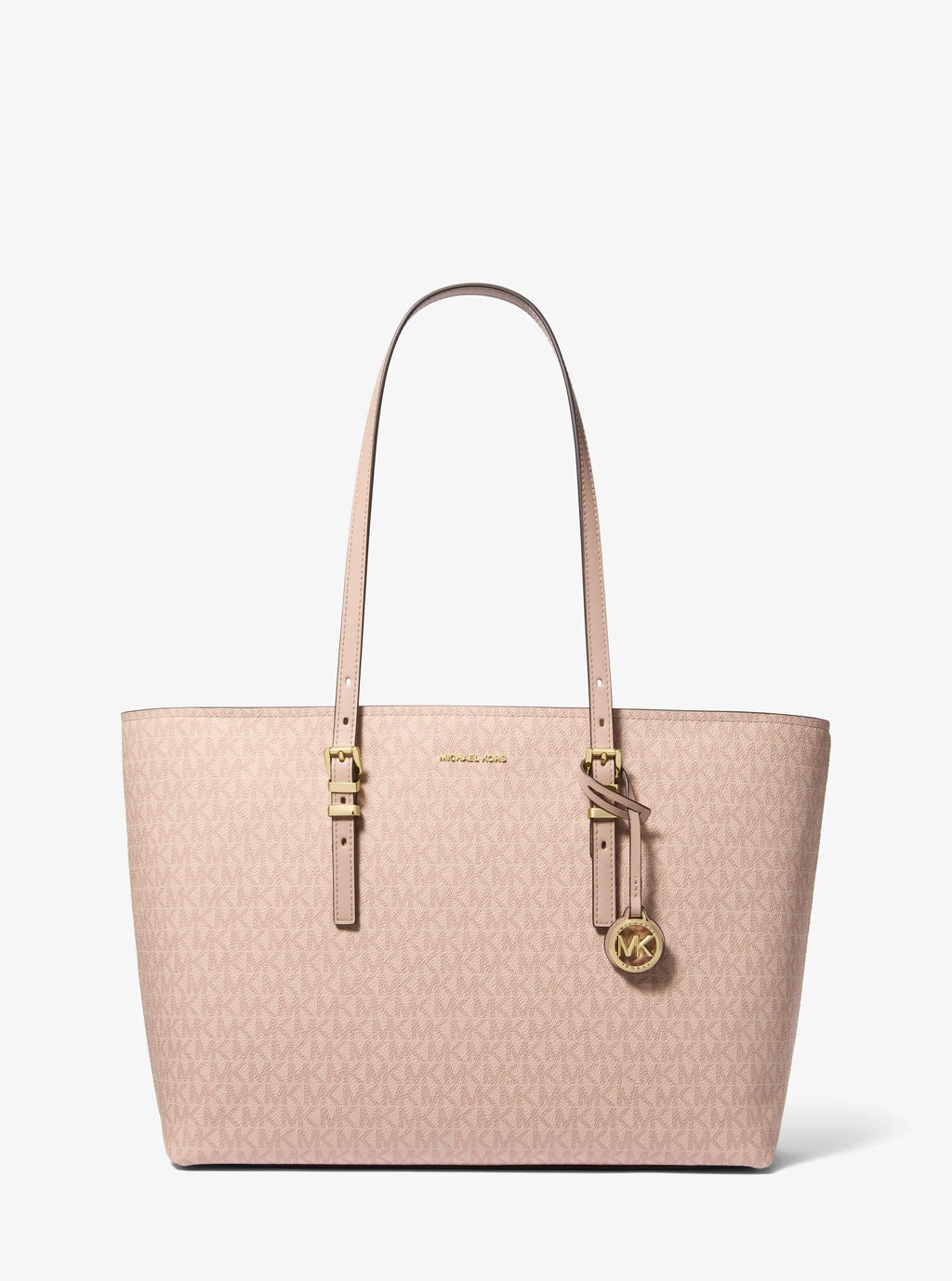 Michael Kors Quinn Large Signature Signature Logo and Leather Tote Bag Work Shoulder Bag