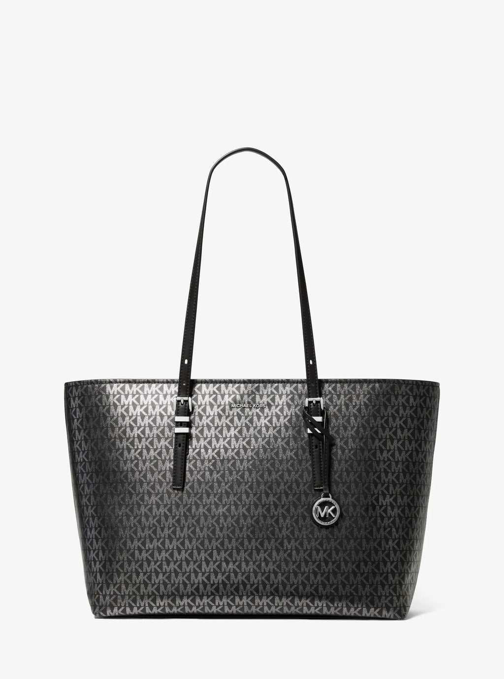 Michael Kors Quinn Large Metallic Signature Signature Logo Tote Bag Work Shoulder Bag