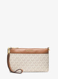 Michael Kors Jet Set Medium Signature Signature Logo Wristlet