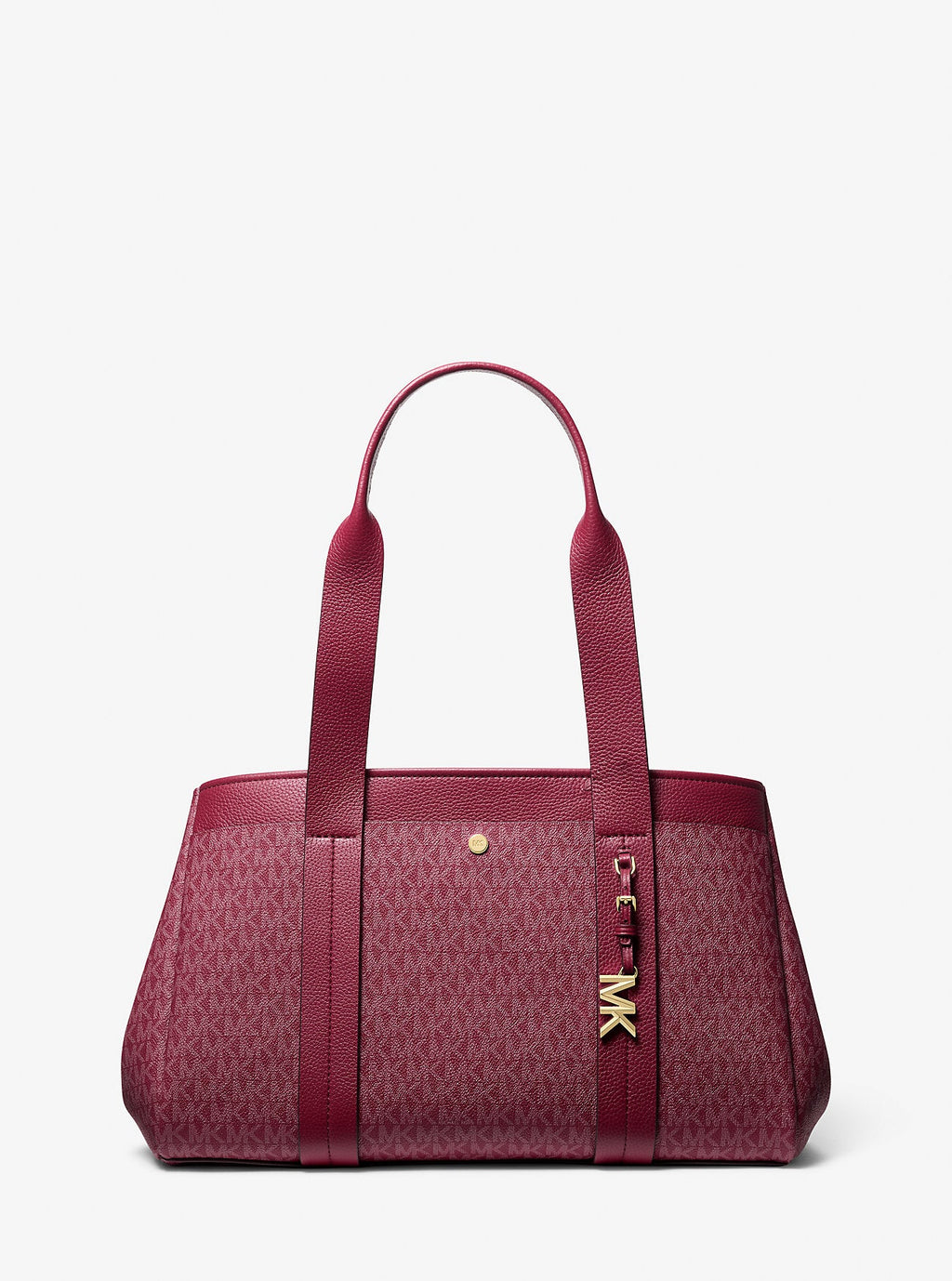 Michael Kors Romee Large Signature Signature Logo and Leather Tote Bag Work Shoulder Bag