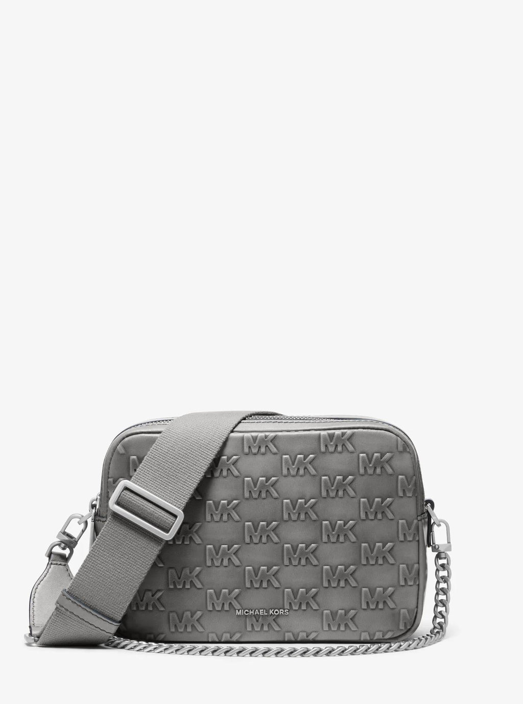 Michael Kors Bryant Medium Burnished Leather Camera Crossbody Bag Bag