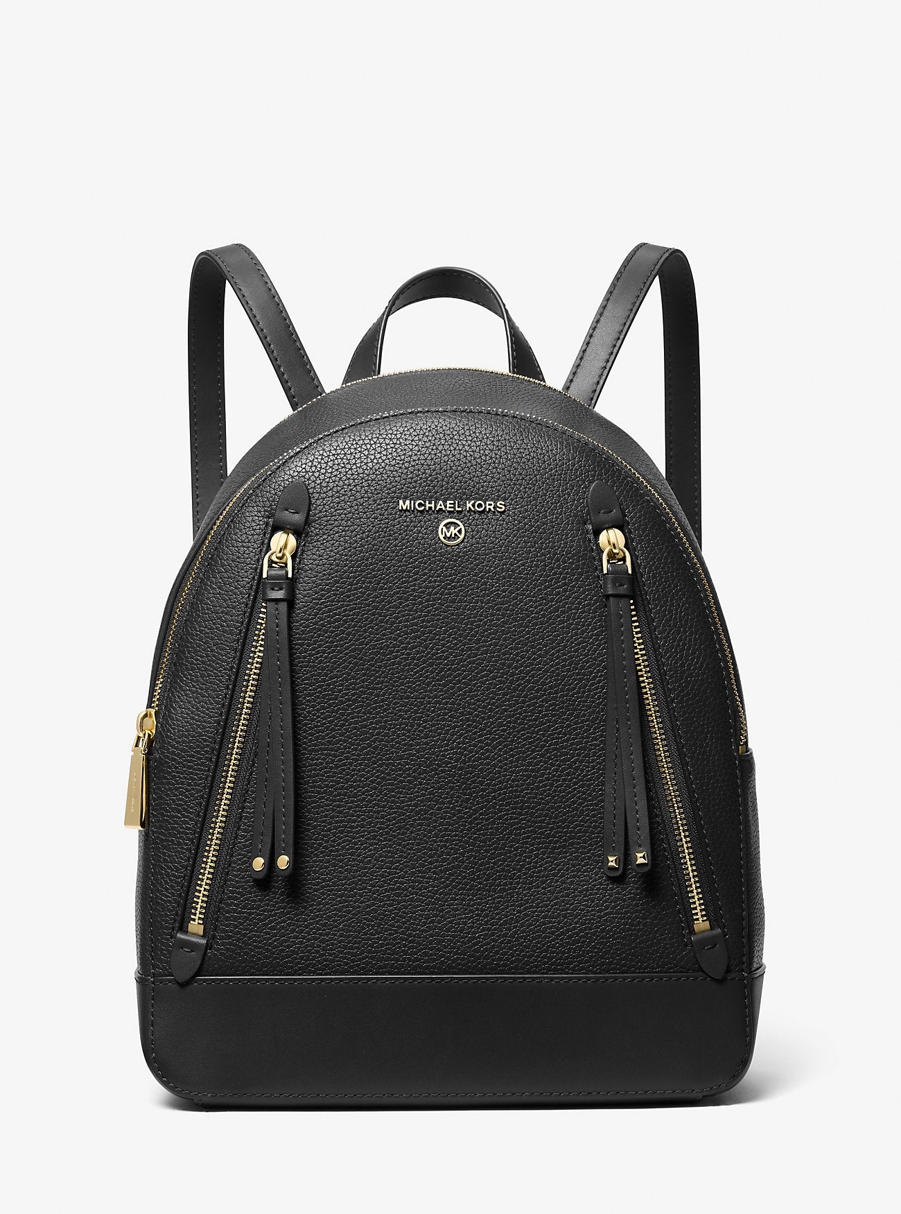 Michael Kors Brooklyn Medium Pebbled Leather Backpack Travel School Bag