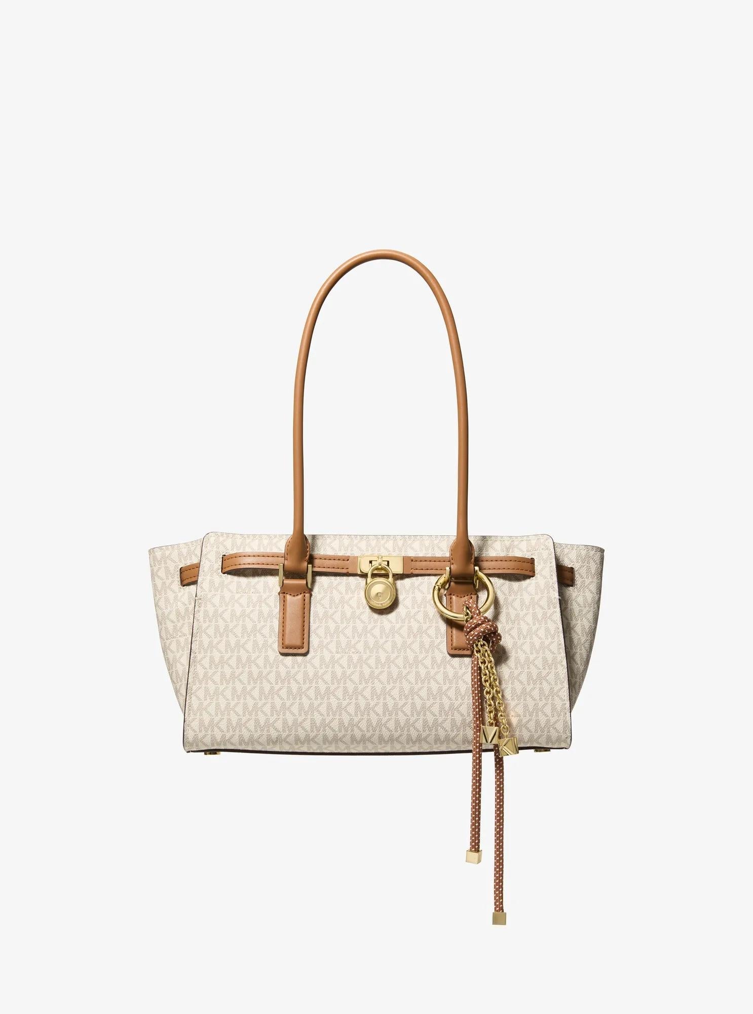 Michael Kors Hamilton Moderne Small Signature Signature Logo Satchel