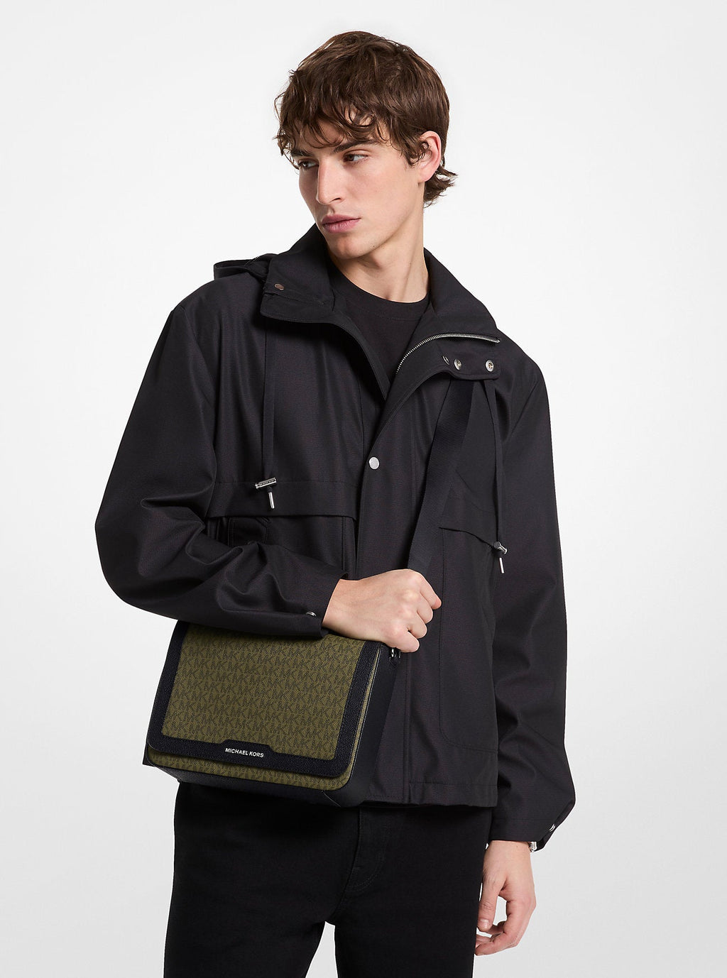 Michael Kors Hudson Signature Signature Logo Crossbody Bag Bag