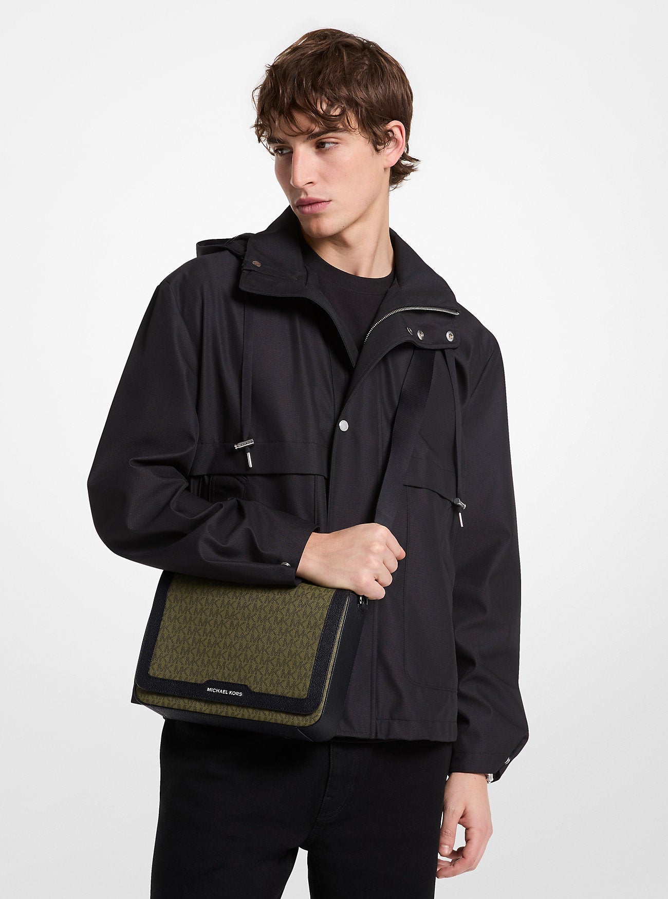 Michael Kors Hudson Signature Signature Logo Crossbody Bag Bag
