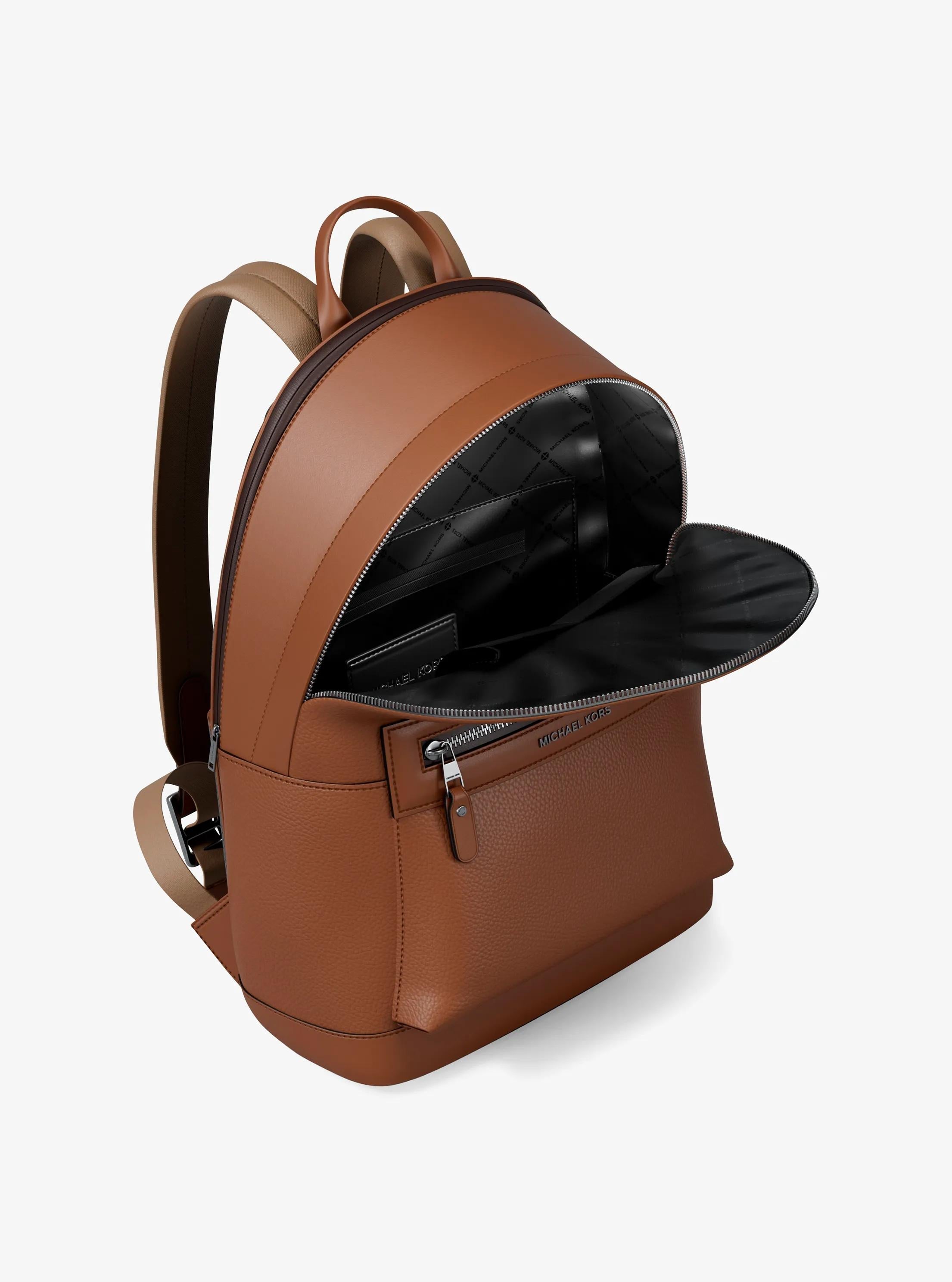 Michael Kors Jet Set Pebbled Leather Backpack Travel School Bag
