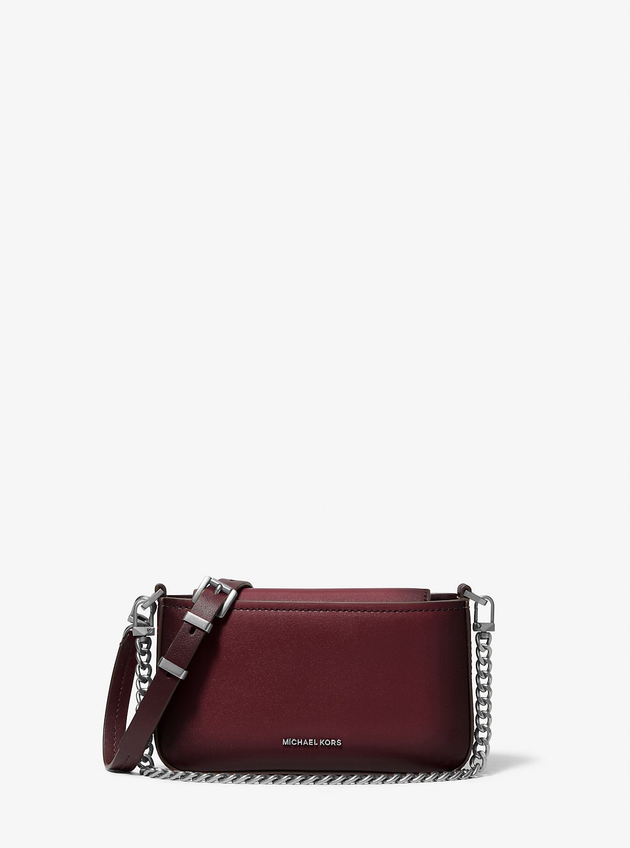 Michael Kors Bryant Small Burnished Leather Convertible Crossbody Bag Bag
