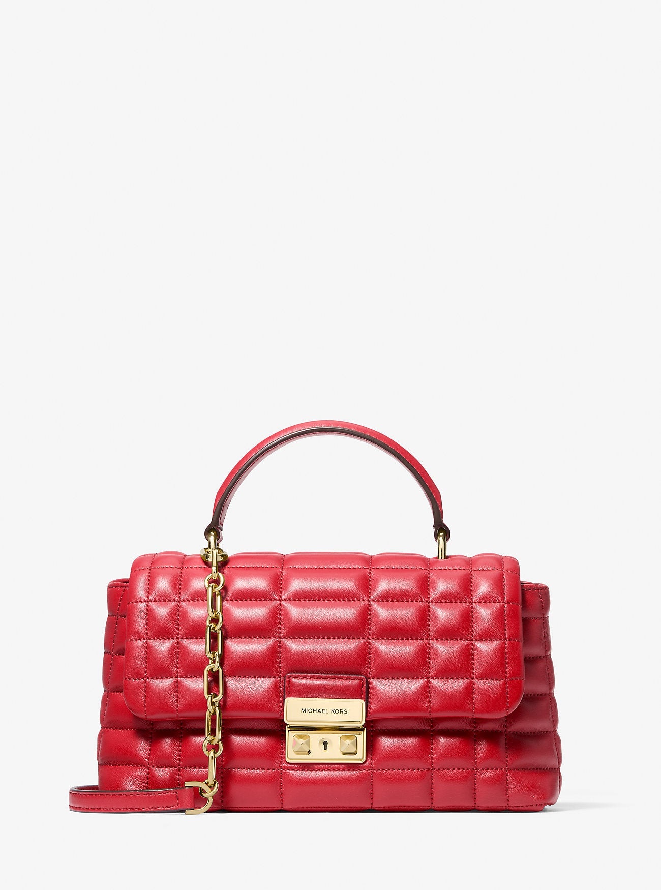 Michael Kors Tribeca Medium Quilted Leather Satchel