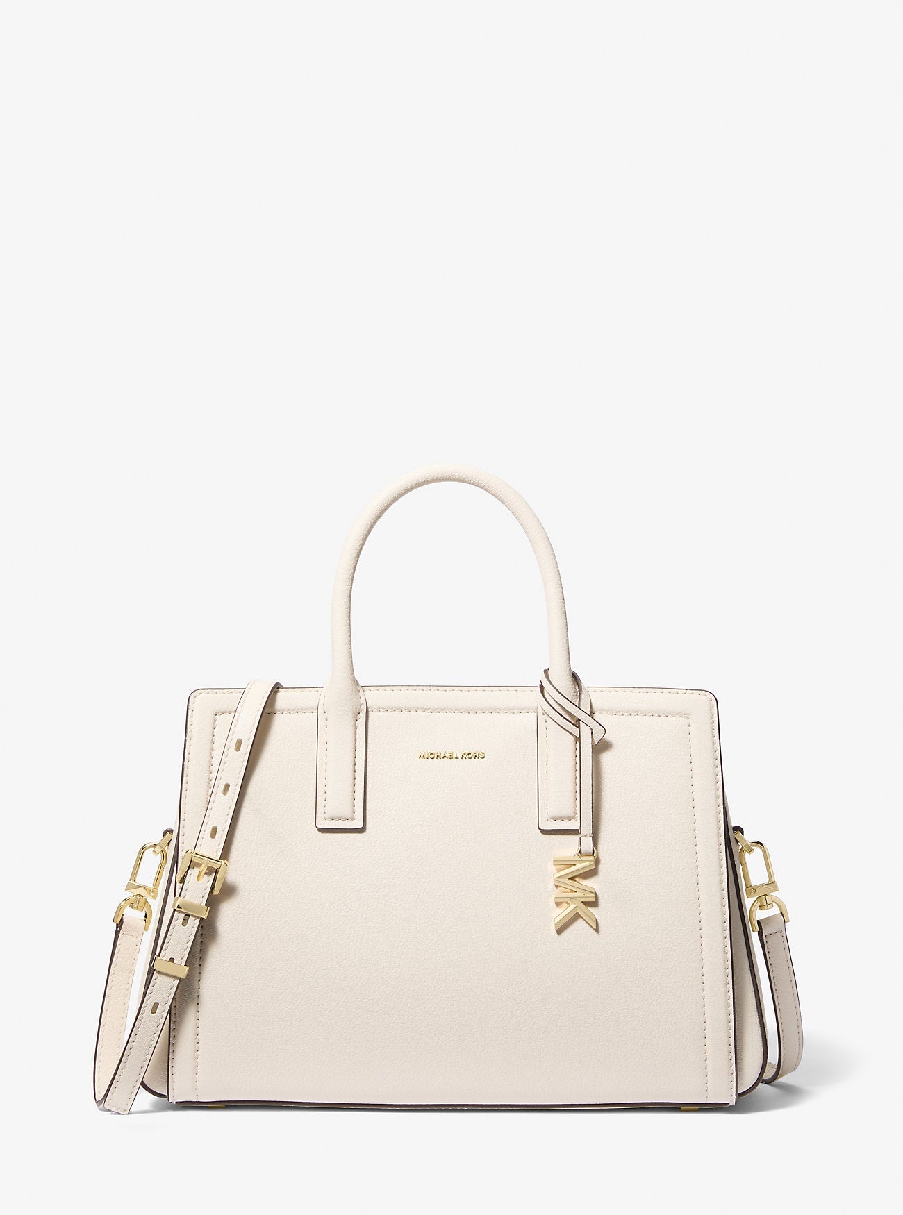 Michael Kors Laila Medium Leather Satchel